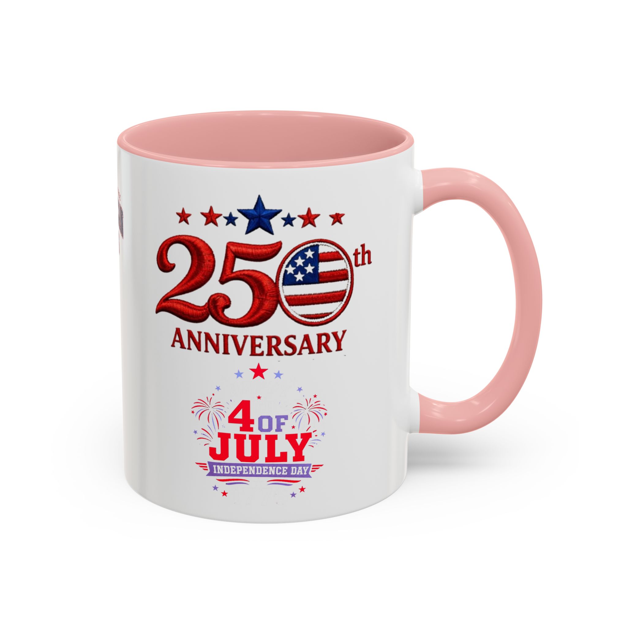 25th Anniversary 4th of July Coffee Mug | American Independence 1776 - Görsel 10
