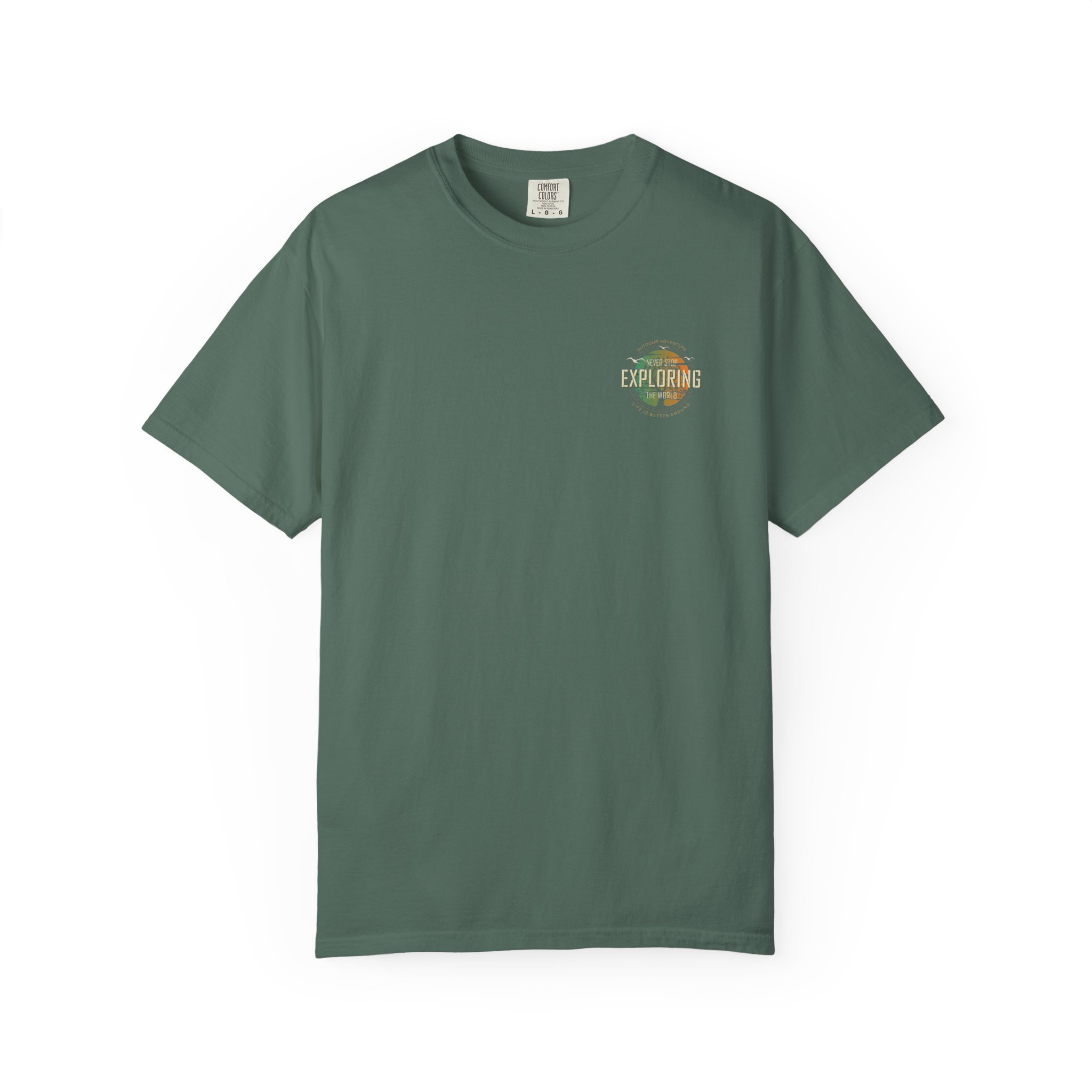 Road Trip Graphic T-shirt | Vintage Camera Collage, Back Print - Görsel 5