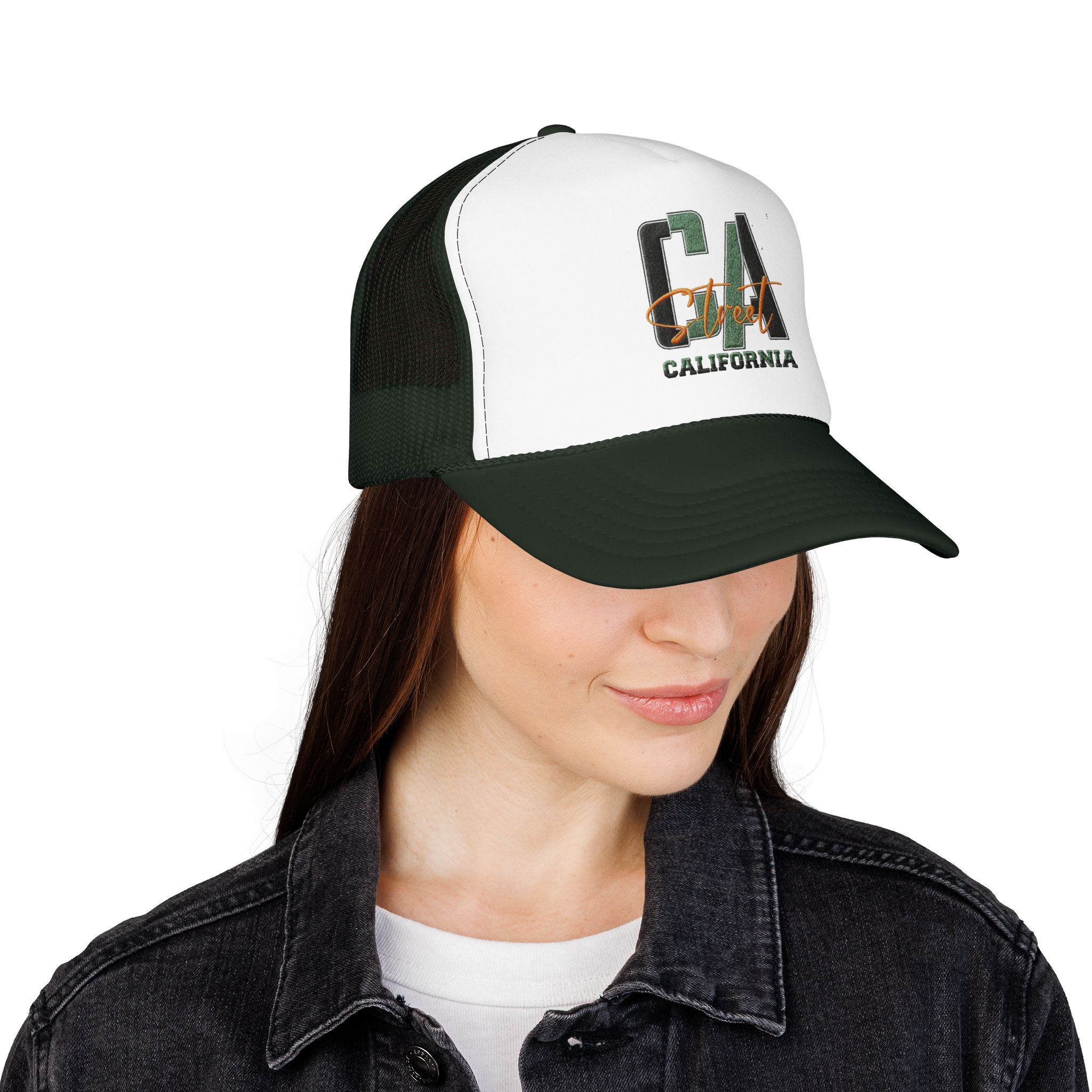 Cali Coast California Trucker Hat | Foam Front Mesh Back - Görsel 12