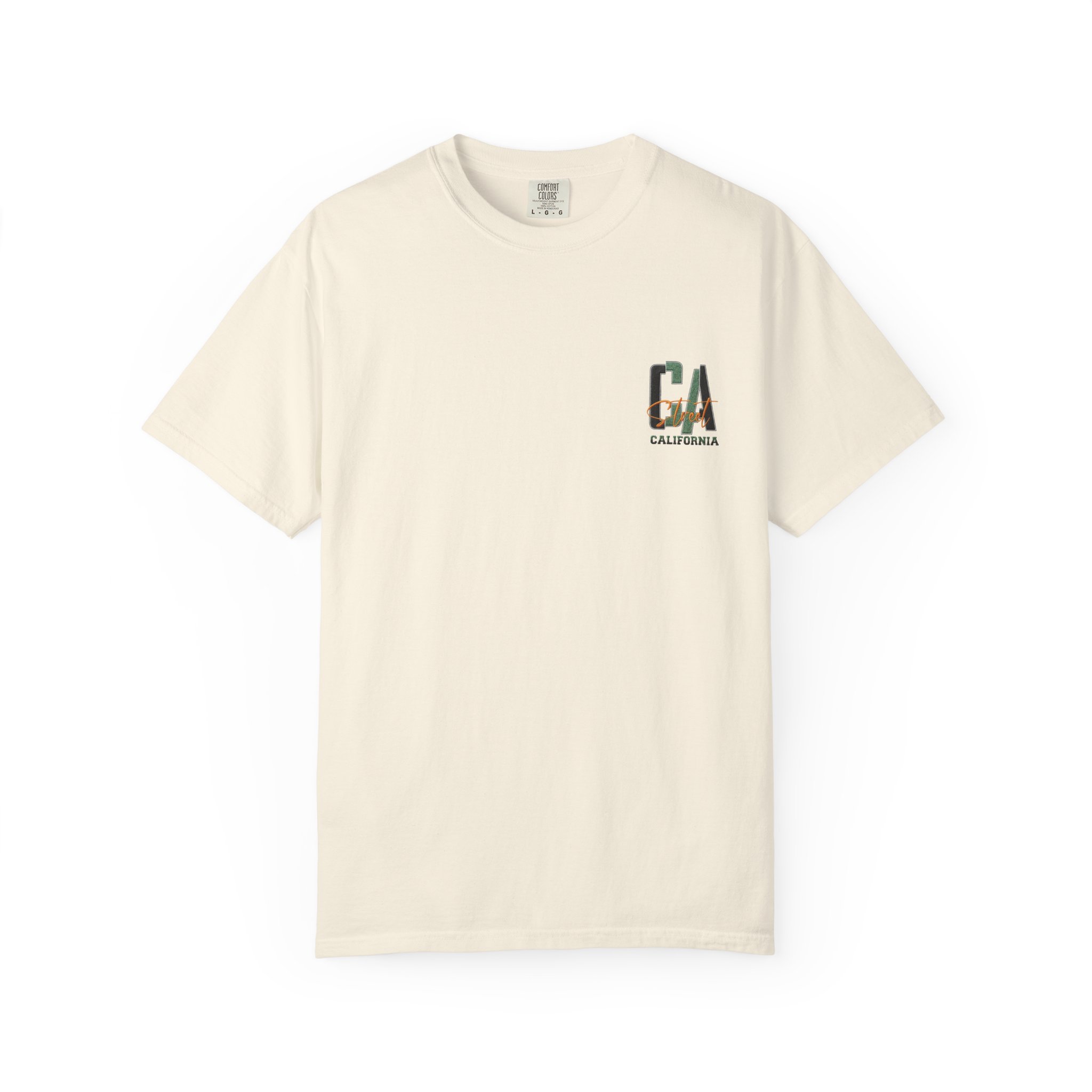 California Beach City graphic T-shirt | CA palm tree surf car design - Görsel 5