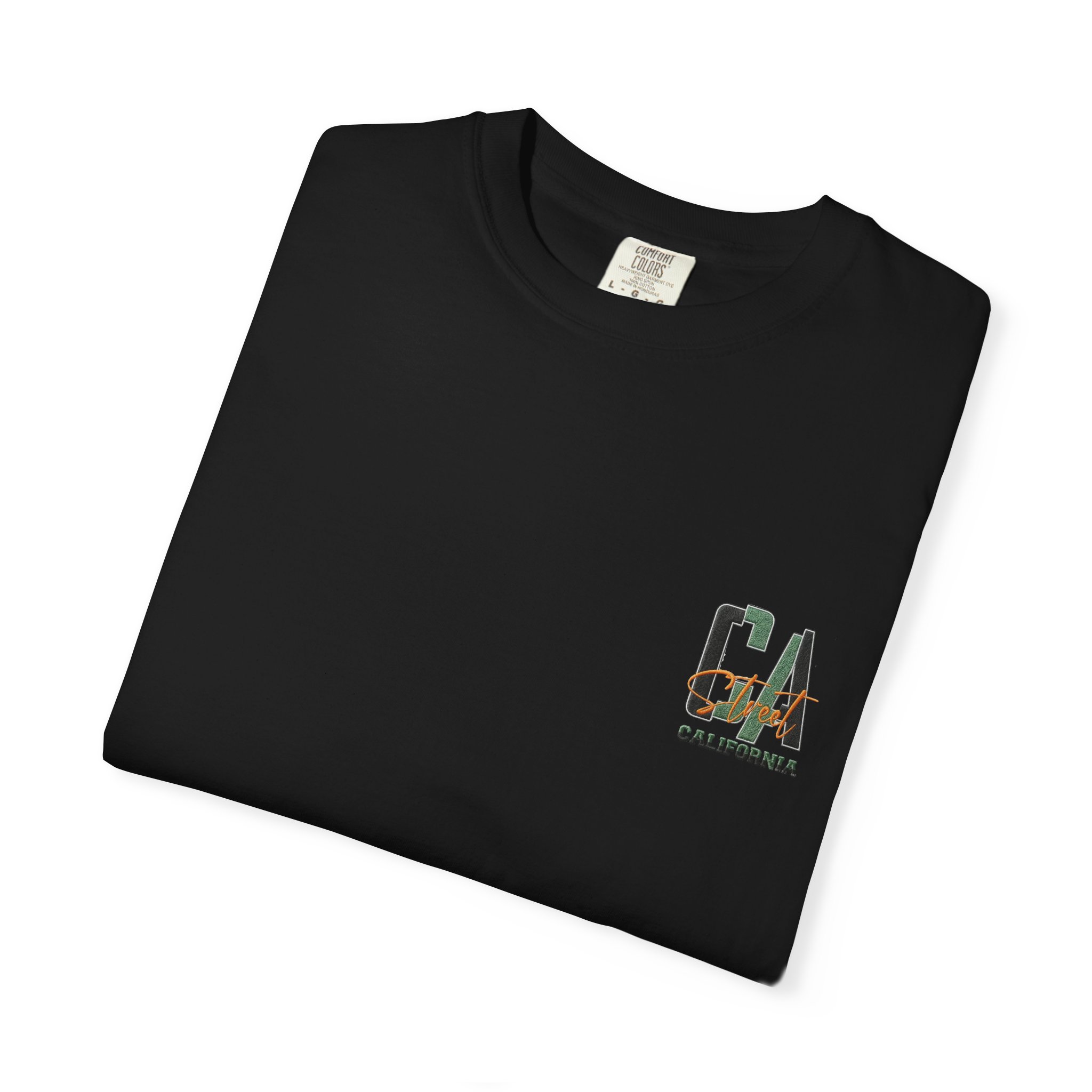 California Beach City graphic T-shirt | CA palm tree surf car design - Görsel 27