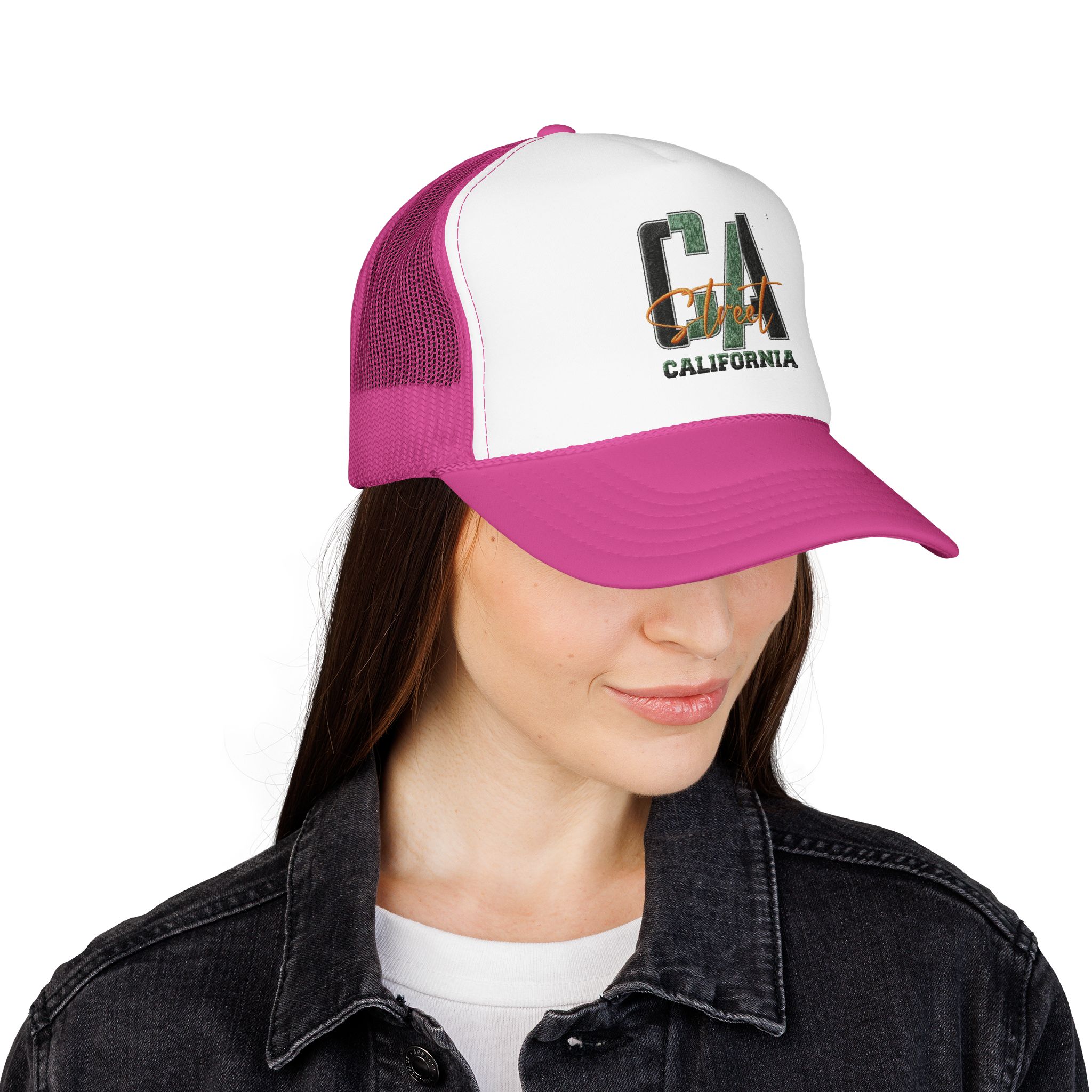 Cali Coast California Trucker Hat | Foam Front Mesh Back - Görsel 16