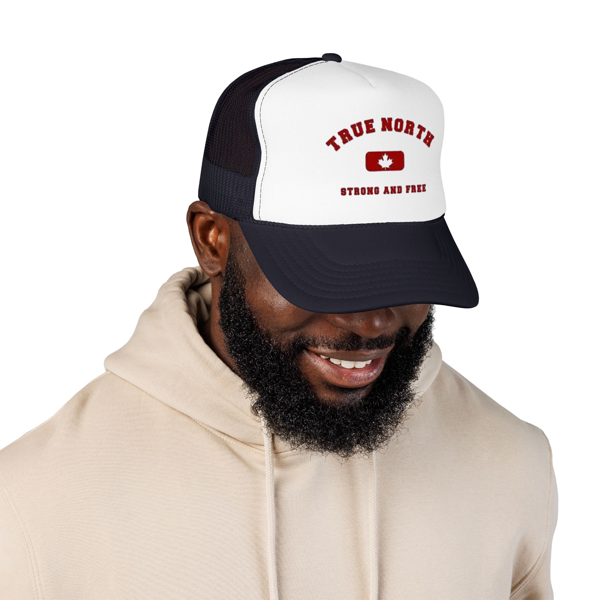 True North maple badge Foam Trucker Hat | Strong and Free Canada - Görsel 15