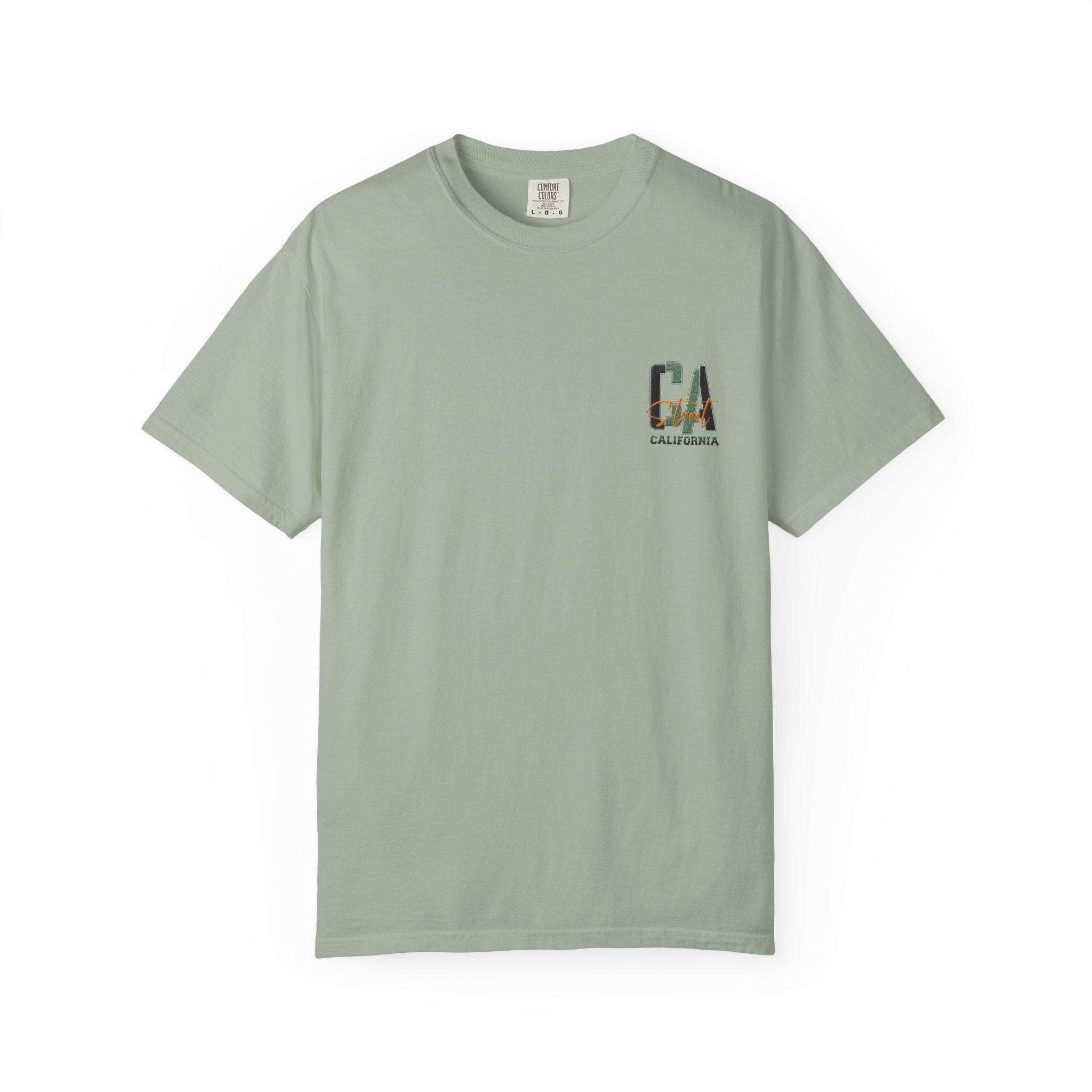 California Beach City graphic T-shirt | CA palm tree surf car design - Görsel 9