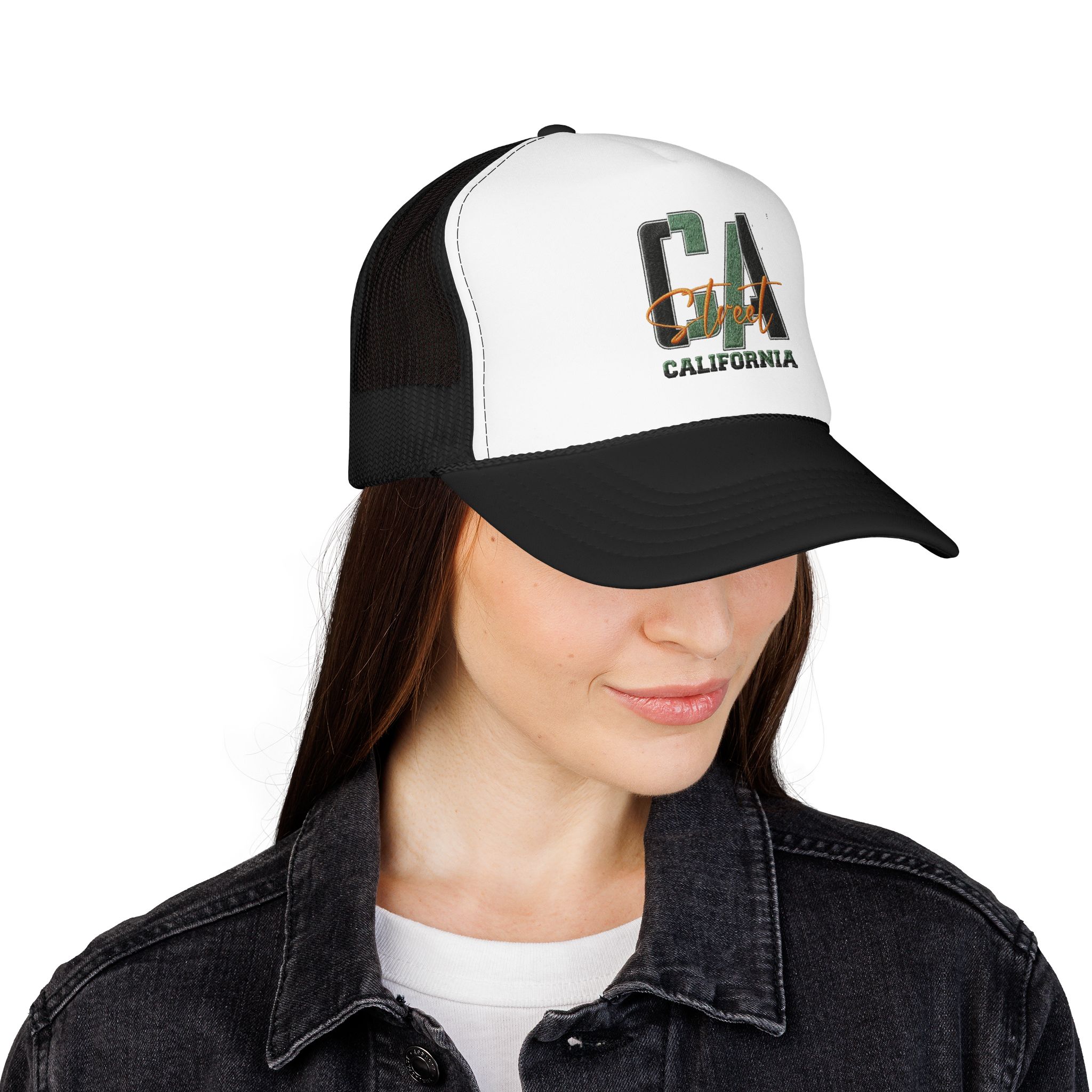 Cali Coast California Trucker Hat | Foam Front Mesh Back - Görsel 4