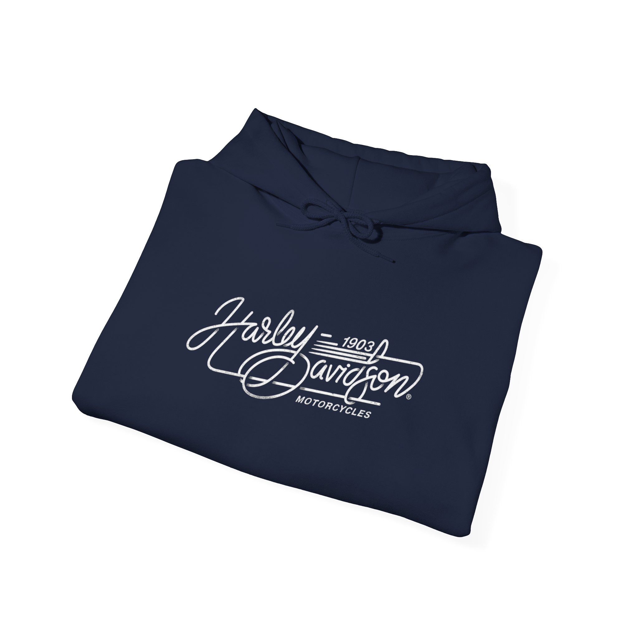 Vintage Motorcycle Hoodie | Harley-Davidson Script Logo - Görsel 24