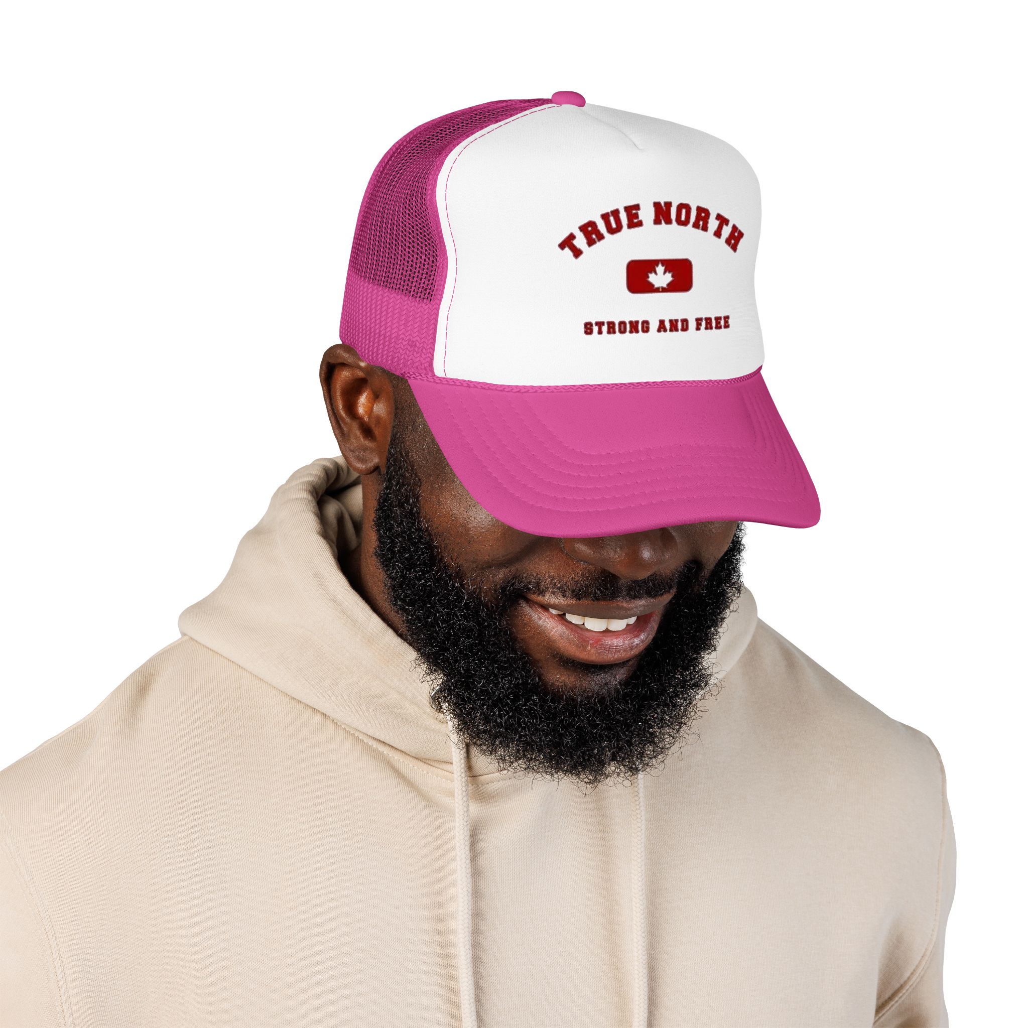 True North maple badge Foam Trucker Hat | Strong and Free Canada - Görsel 11