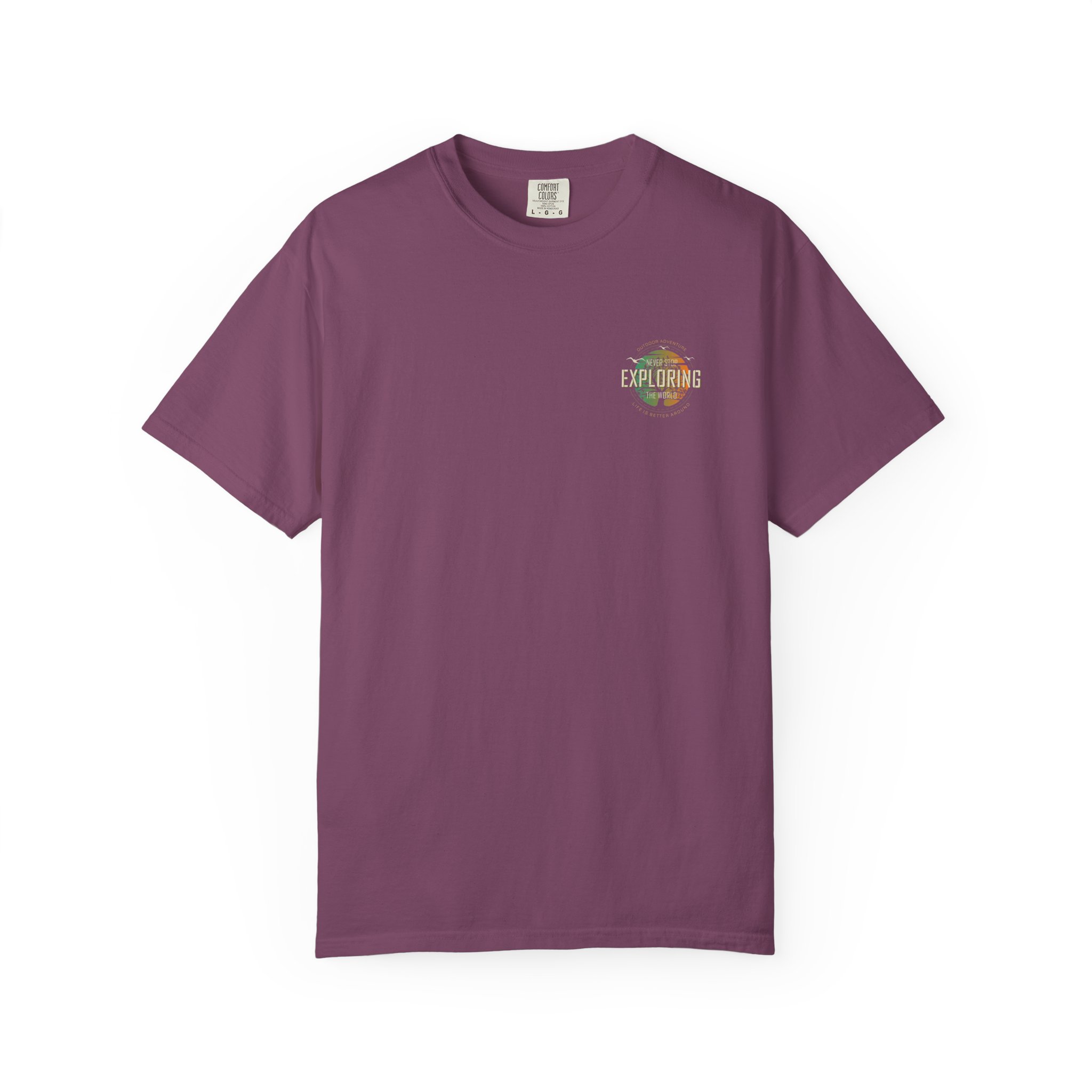 Road Trip Graphic T-shirt | Vintage Camera Collage, Back Print - Görsel 21