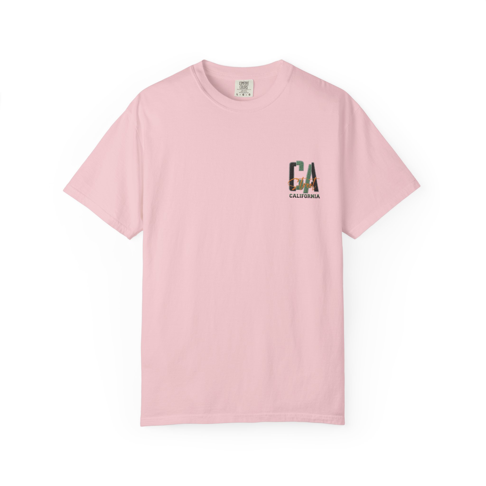 California Beach City graphic T-shirt | CA palm tree surf car design - Görsel 37