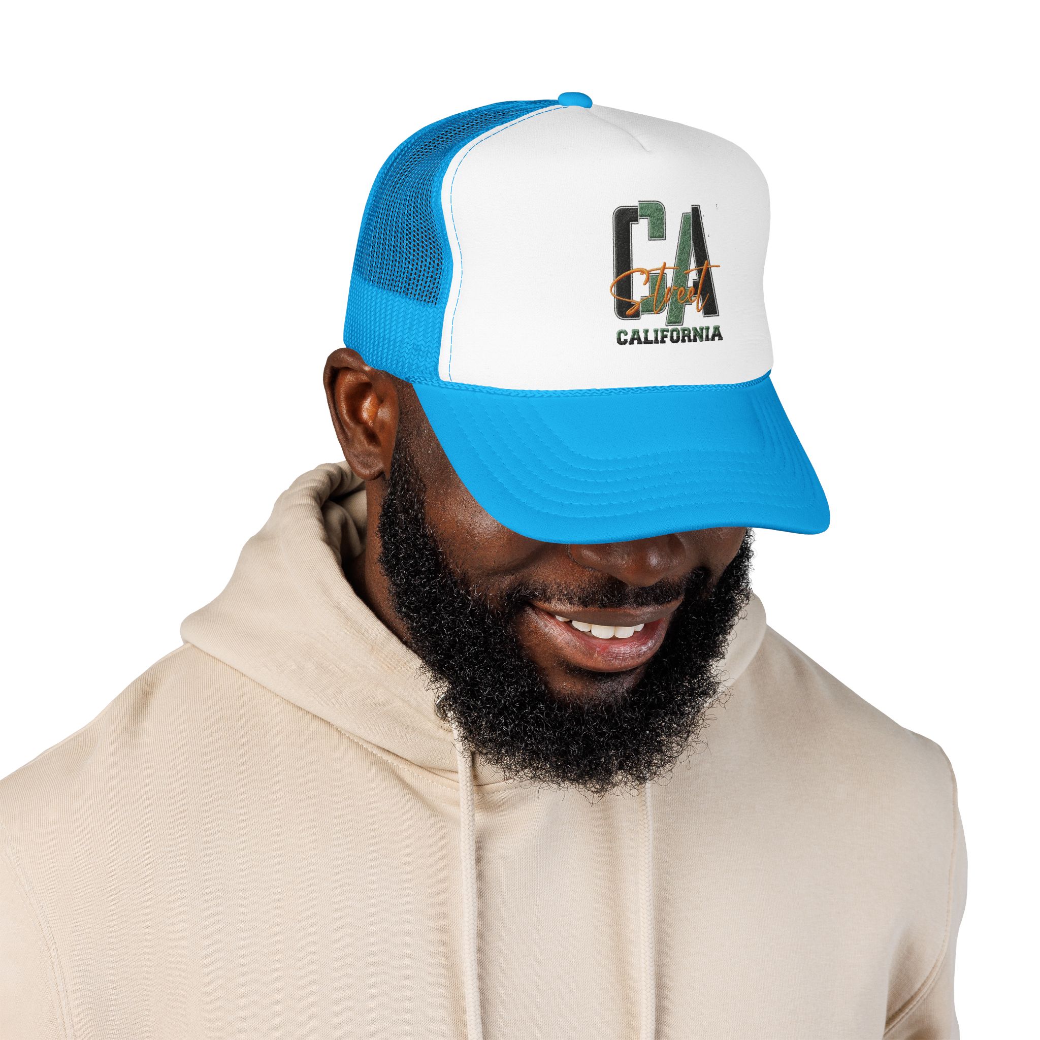 Cali Coast California Trucker Hat | Foam Front Mesh Back - Görsel 7