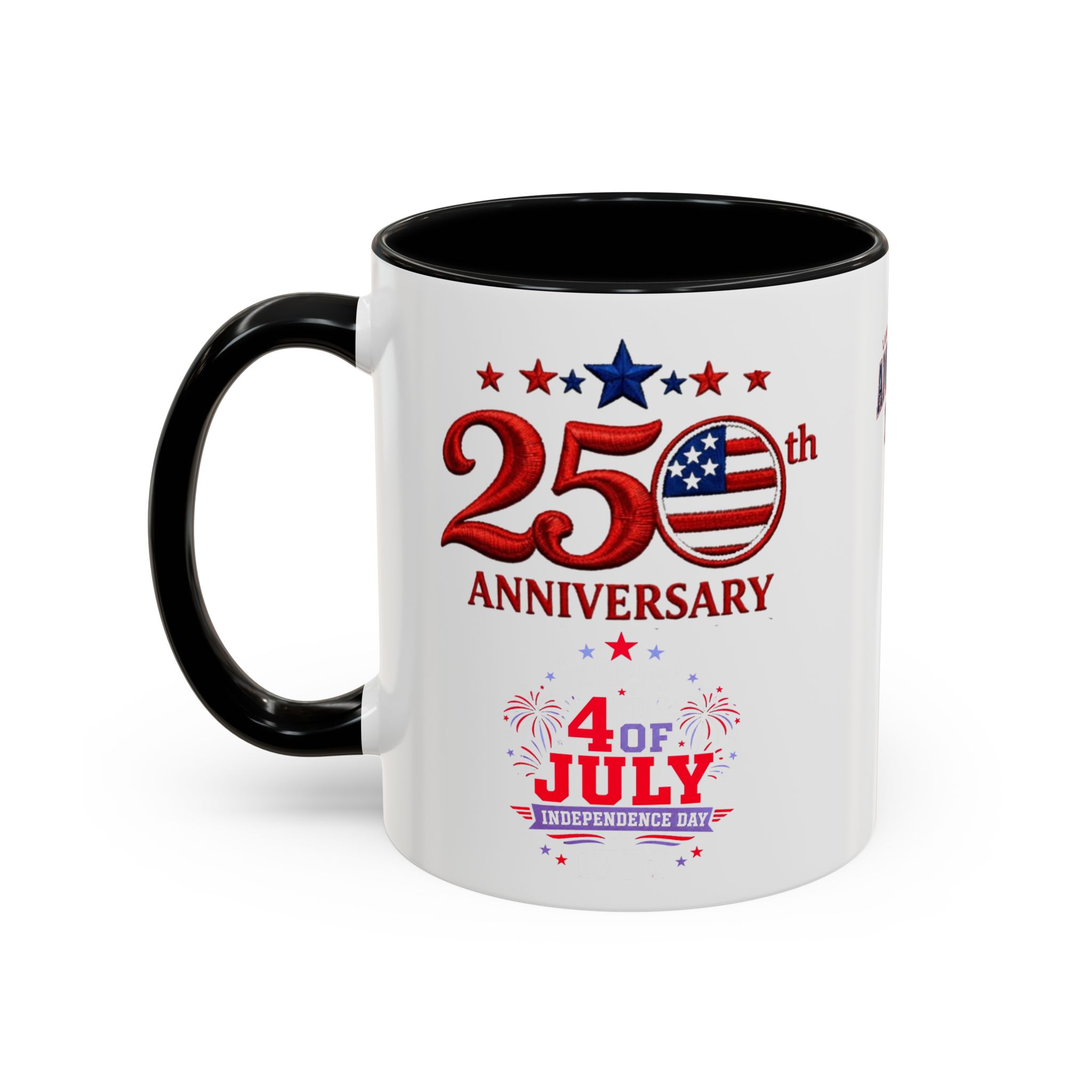 25th Anniversary 4th of July Coffee Mug | American Independence 1776