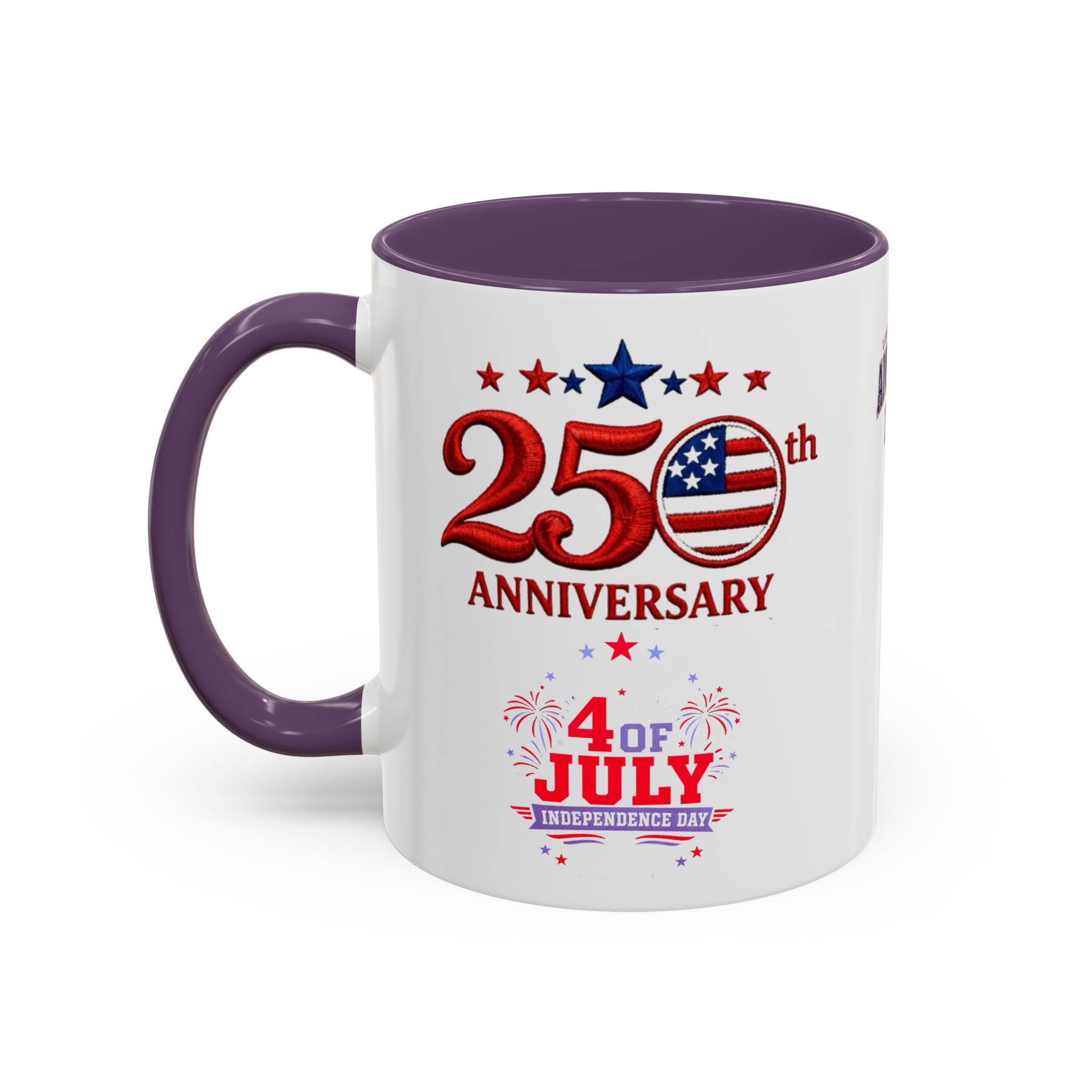 25th Anniversary 4th of July Coffee Mug | American Independence 1776 - Görsel 23