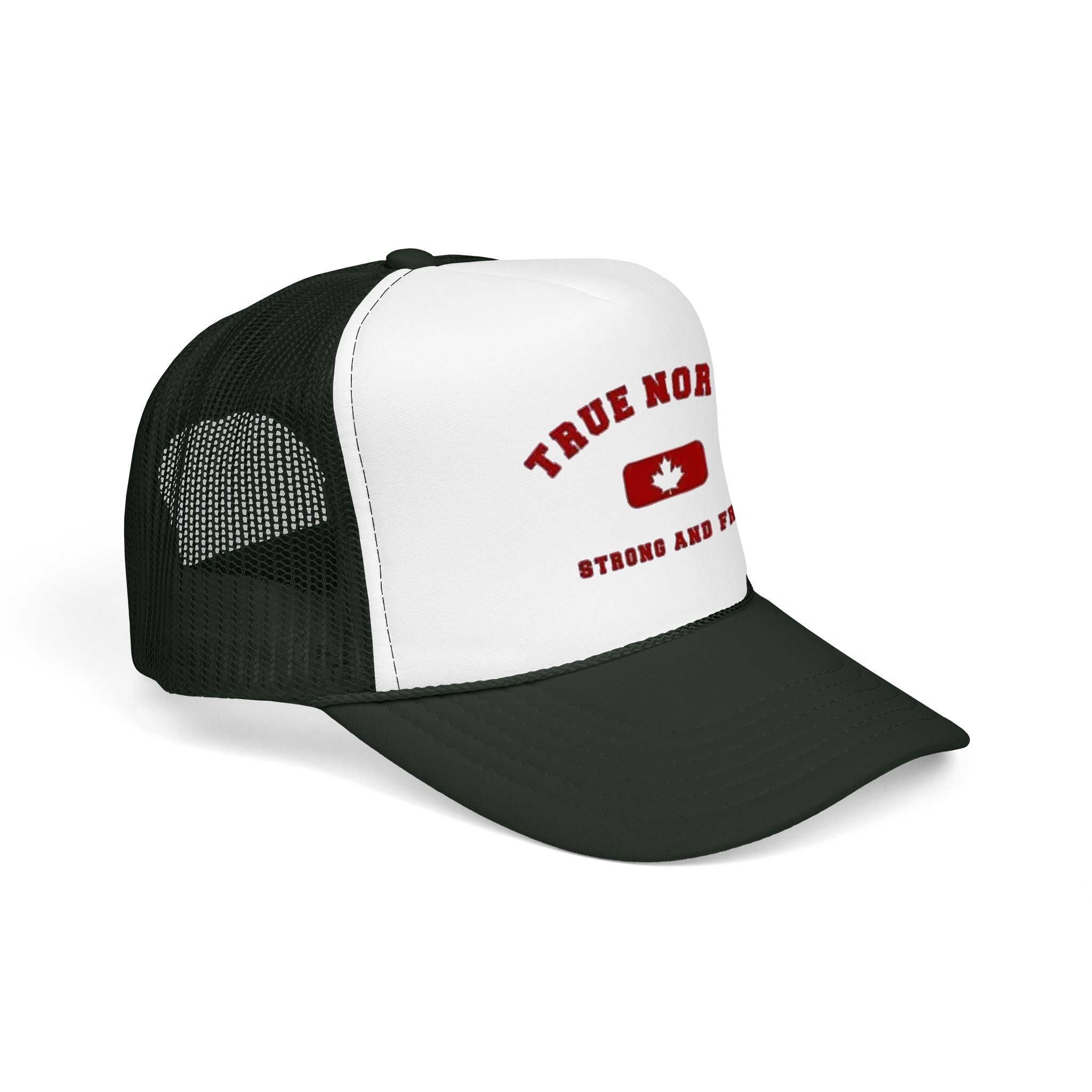 True North maple badge Foam Trucker Hat | Strong and Free Canada - Görsel 6
