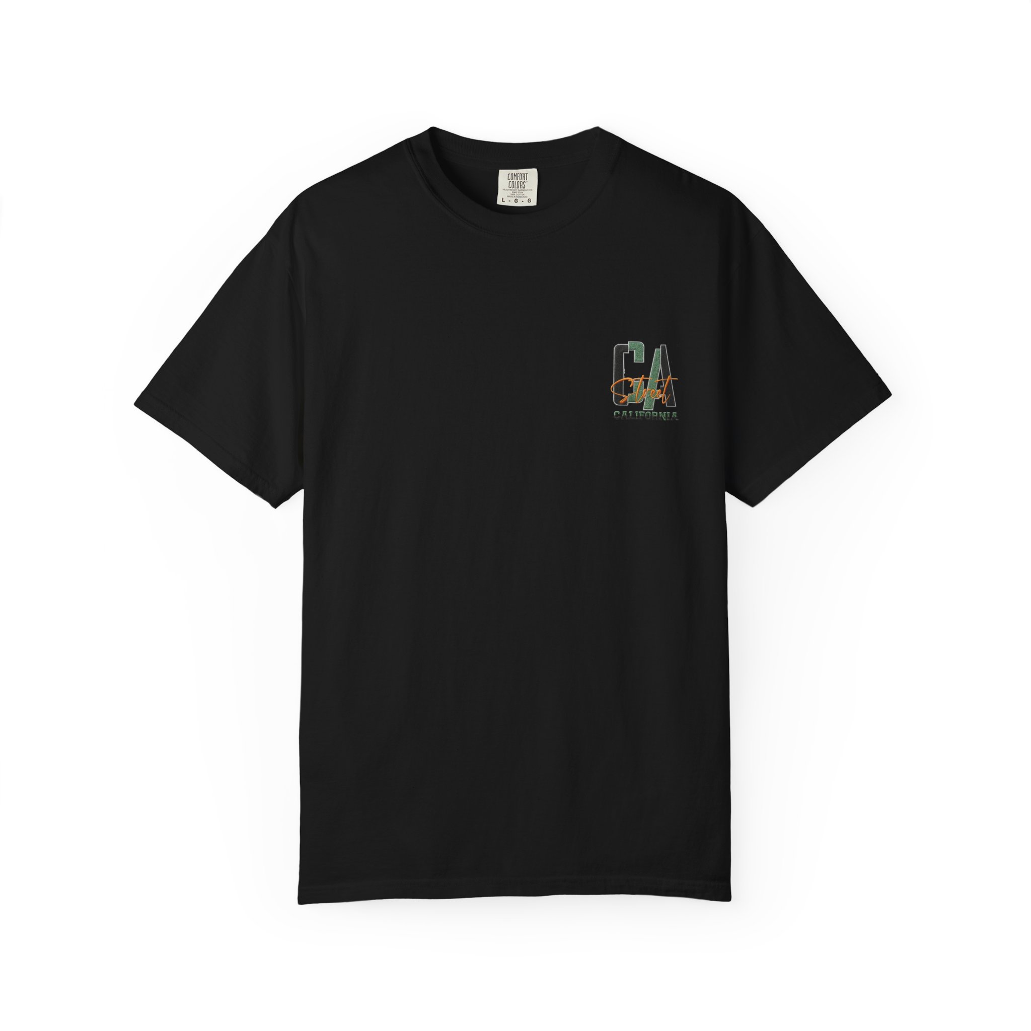 California Beach City graphic T-shirt | CA palm tree surf car design - Görsel 25