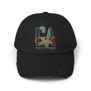 Distressed 'CA Coast California' Baseball Cap