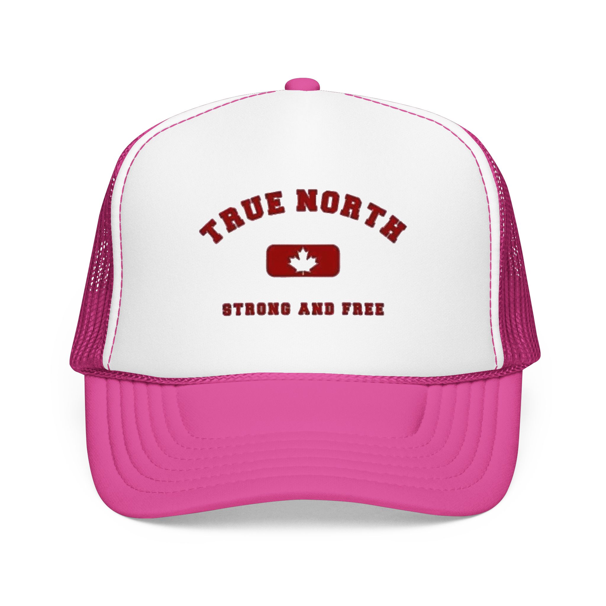 True North maple badge Foam Trucker Hat | Strong and Free Canada - Görsel 9