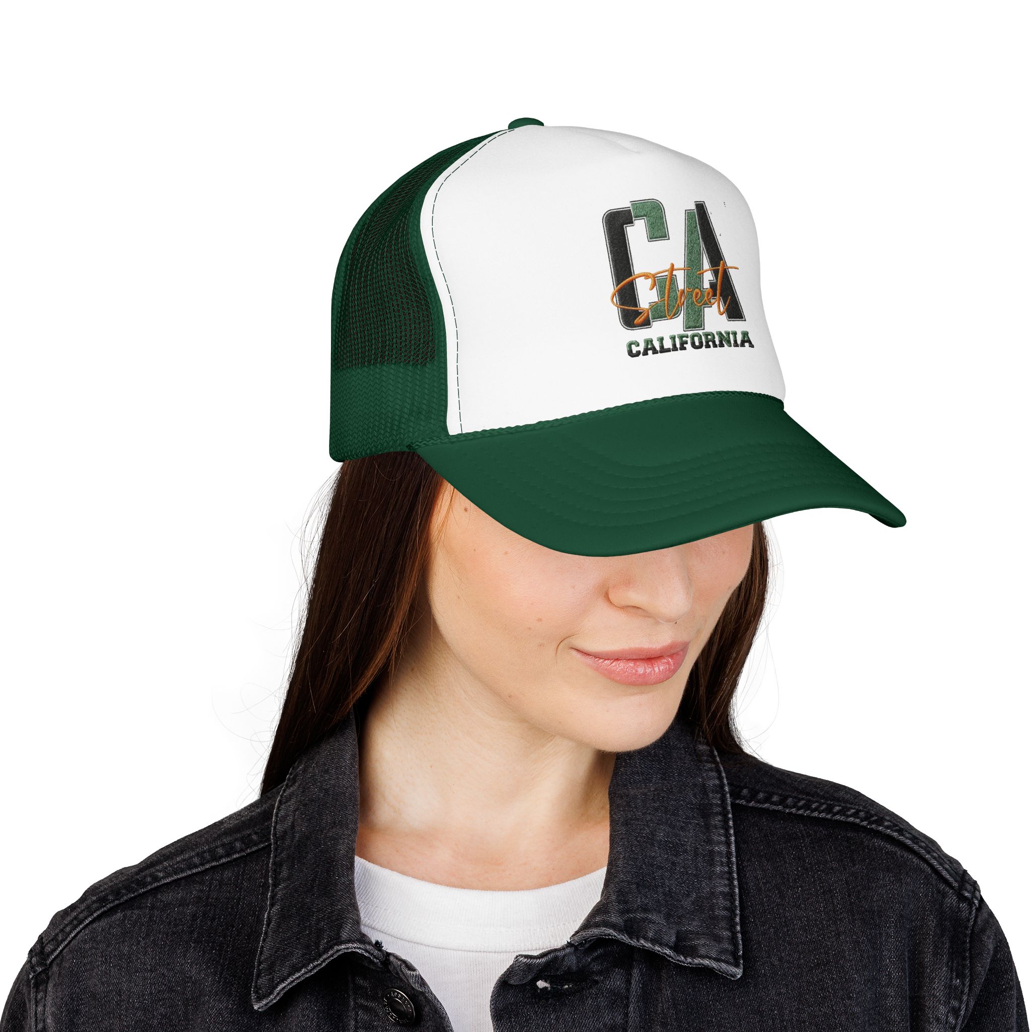 Cali Coast California Trucker Hat | Foam Front Mesh Back - Görsel 20