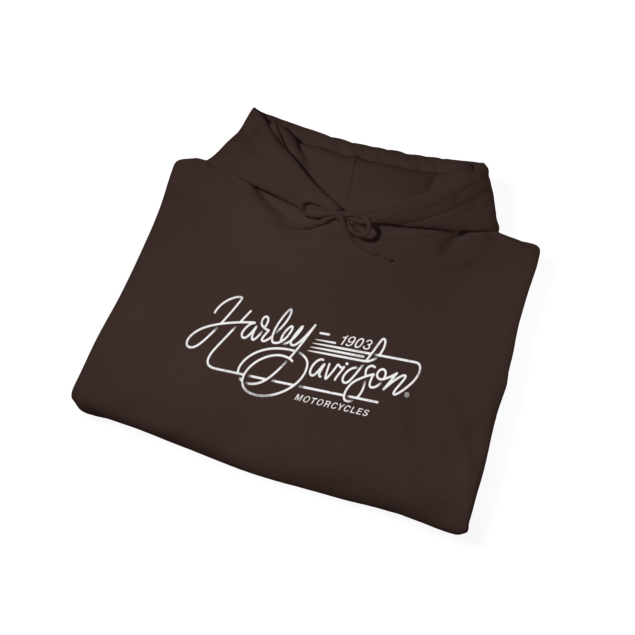 Vintage Motorcycle Hoodie | Harley-Davidson Script Logo - Görsel 12