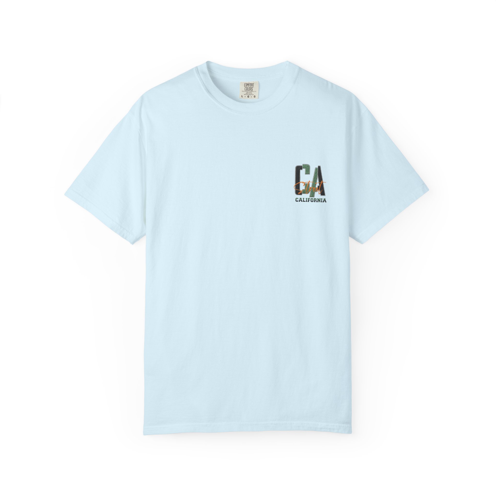 California Beach City graphic T-shirt | CA palm tree surf car design - Görsel 17