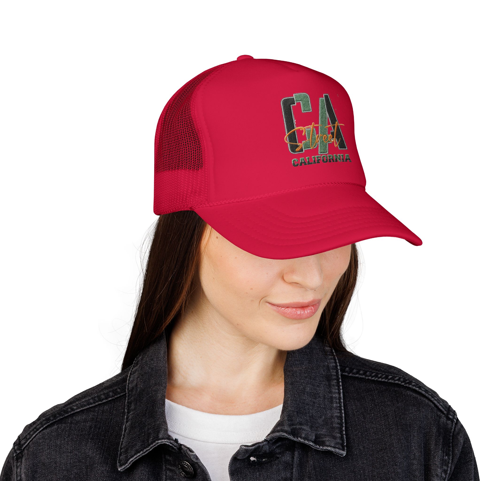 Cali Coast California Trucker Hat | Foam Front Mesh Back - Görsel 40