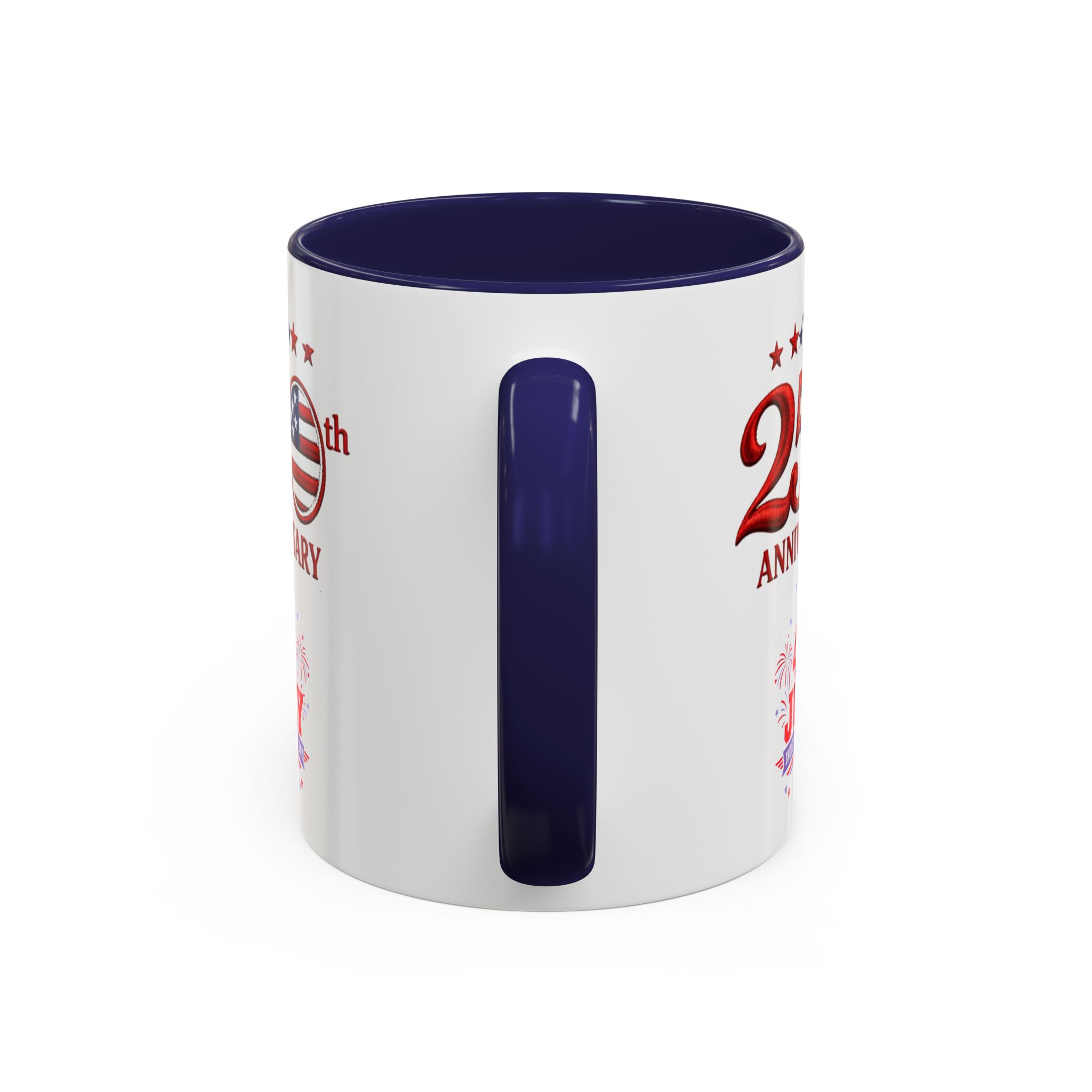 25th Anniversary 4th of July Coffee Mug | American Independence 1776 - Görsel 8