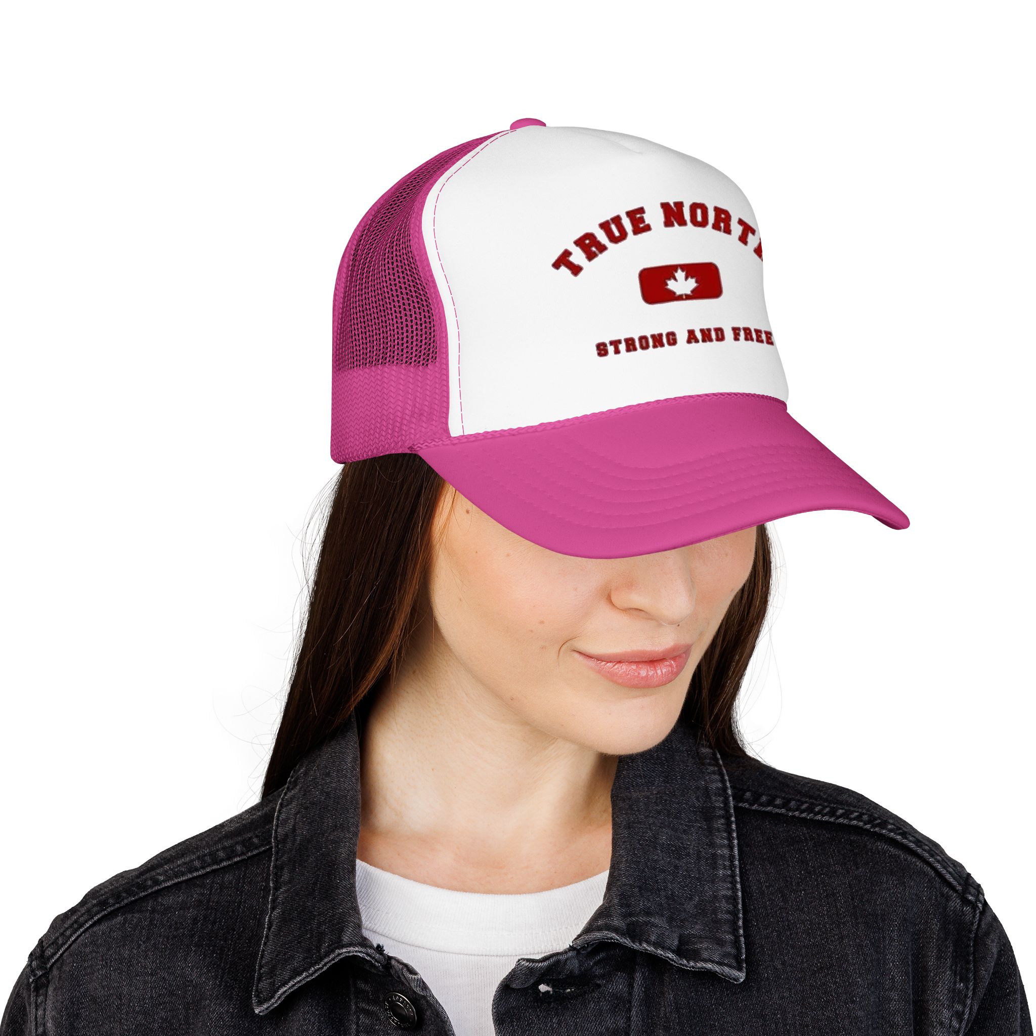 True North maple badge Foam Trucker Hat | Strong and Free Canada - Görsel 12