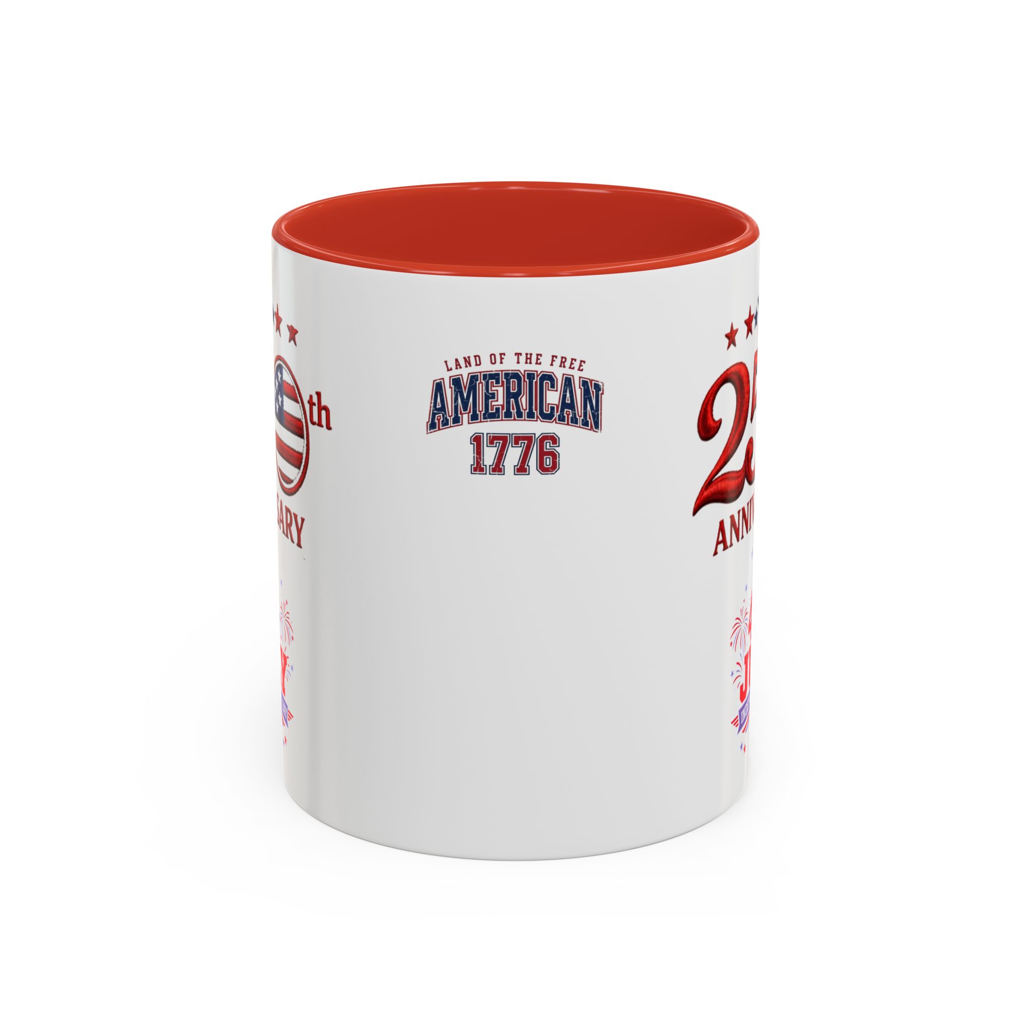 25th Anniversary 4th of July Coffee Mug | American Independence 1776 - Görsel 13