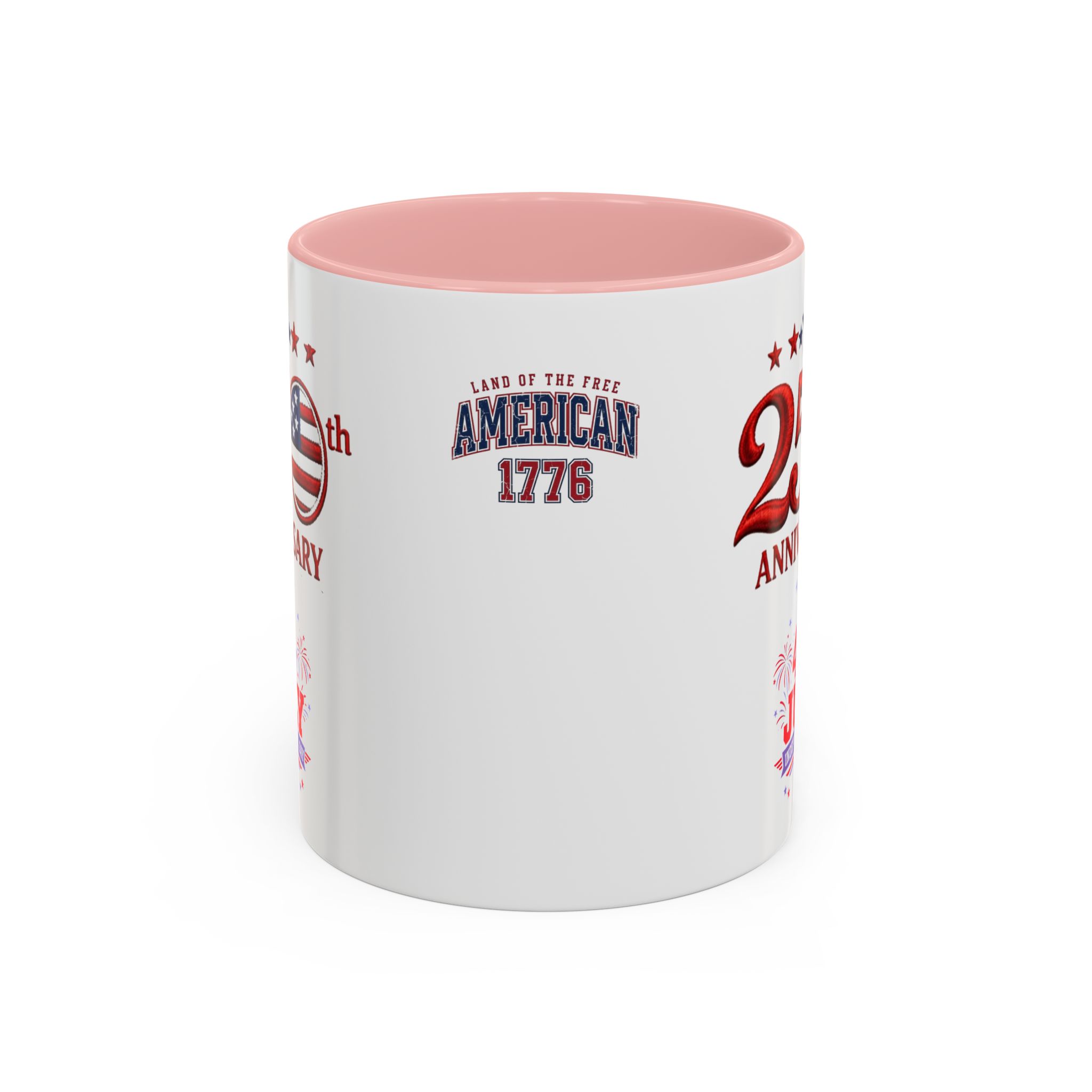 25th Anniversary 4th of July Coffee Mug | American Independence 1776 - Görsel 9