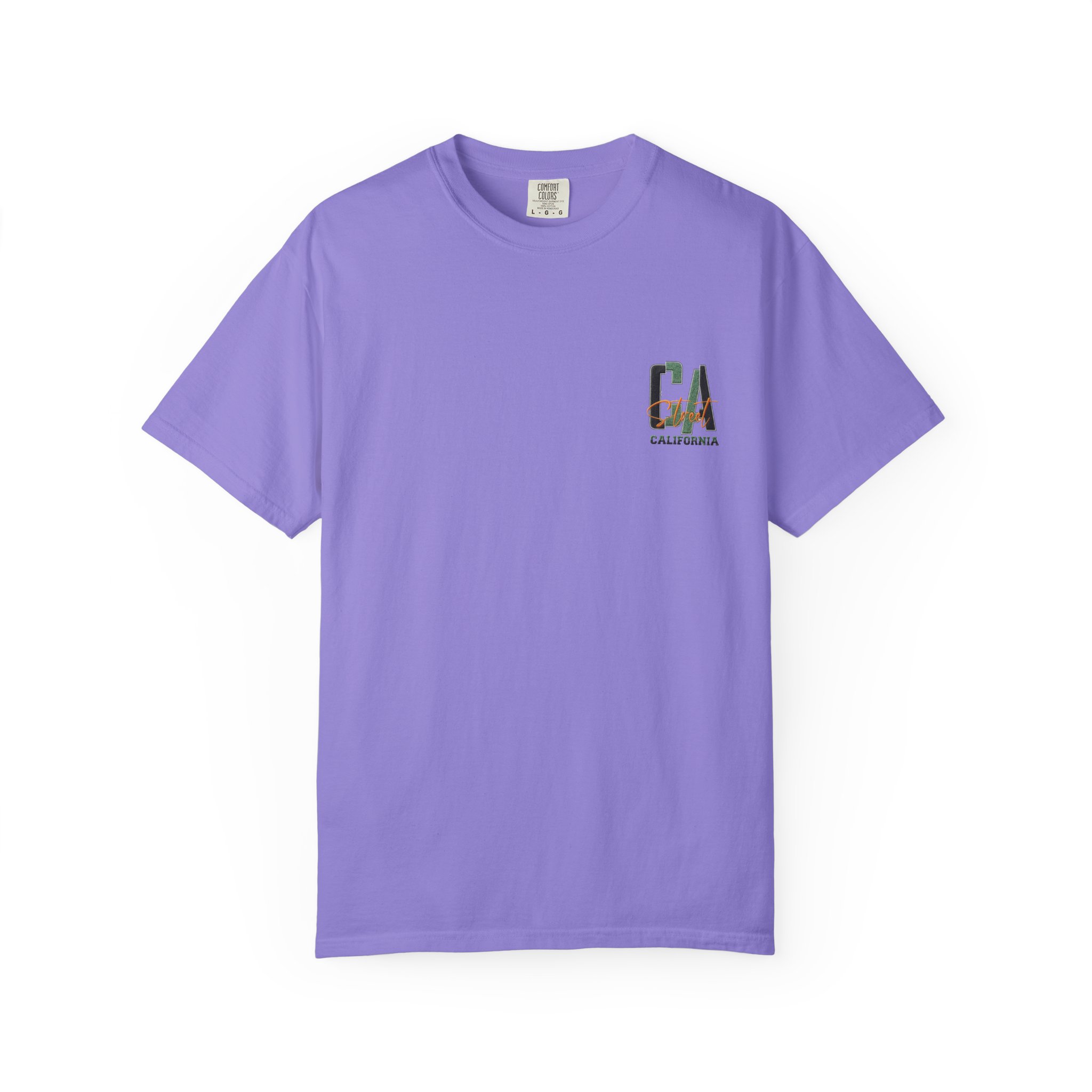 California Beach City graphic T-shirt | CA palm tree surf car design - Görsel 29