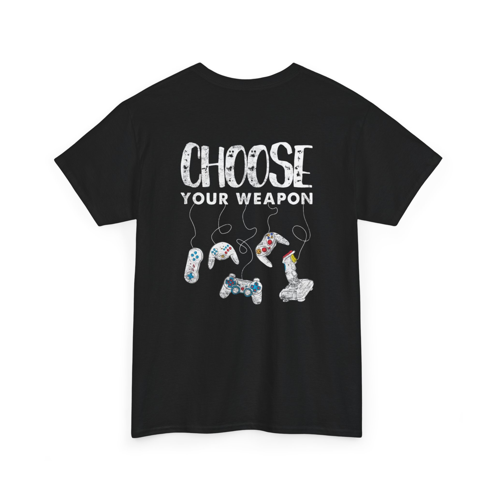 Gamer Retro Controller Tee | Choose Your Weapon Graphic T-Shirt - Görsel 4