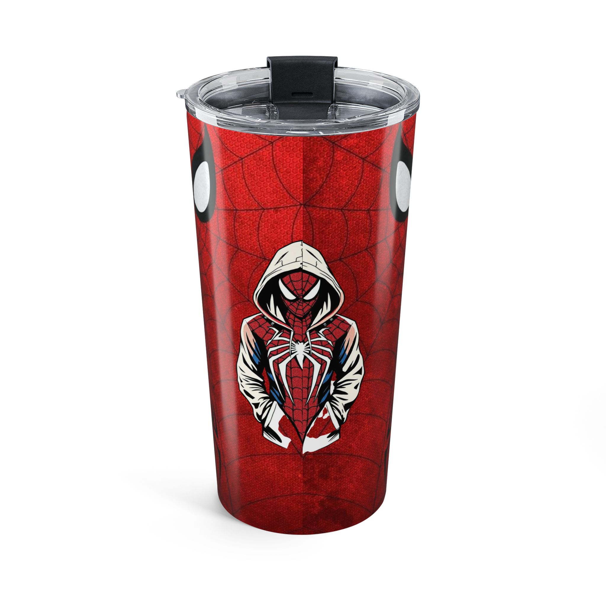 Spider Hoodie illustration Tumbler | Personalized 20oz Stainless Travel Cup - Görsel 4