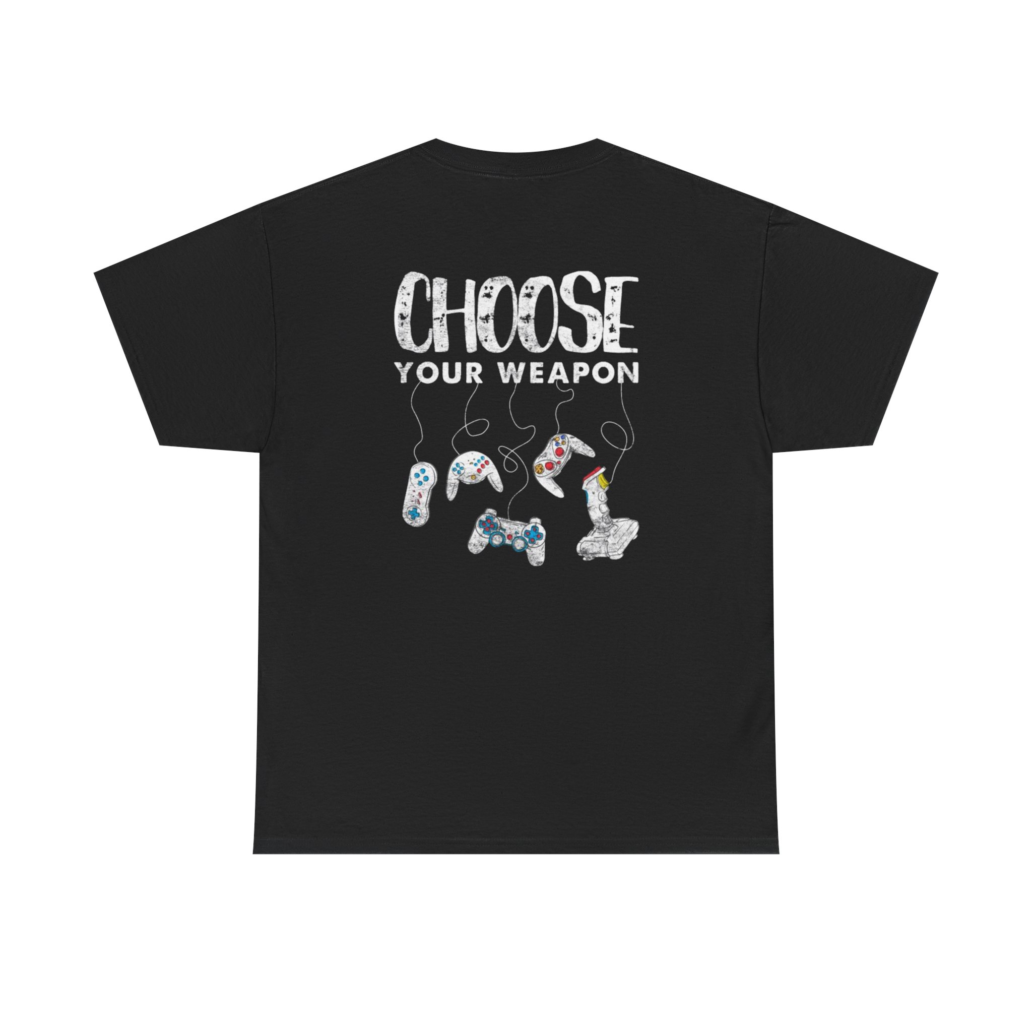 Gamer Retro Controller Tee | Choose Your Weapon Graphic T-Shirt - Görsel 2