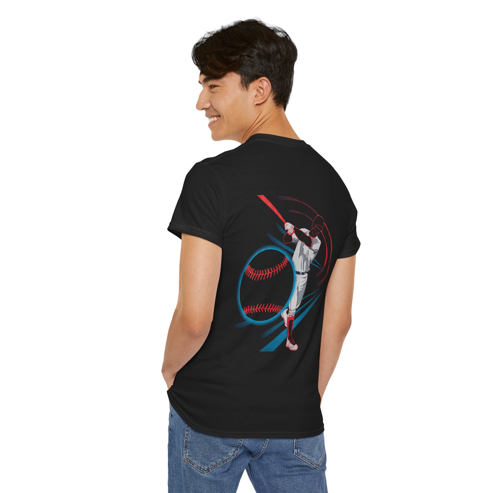 Baseball Batter Graphic Tee | Baseball Player Illustration, Sport Shirt - Görsel 6