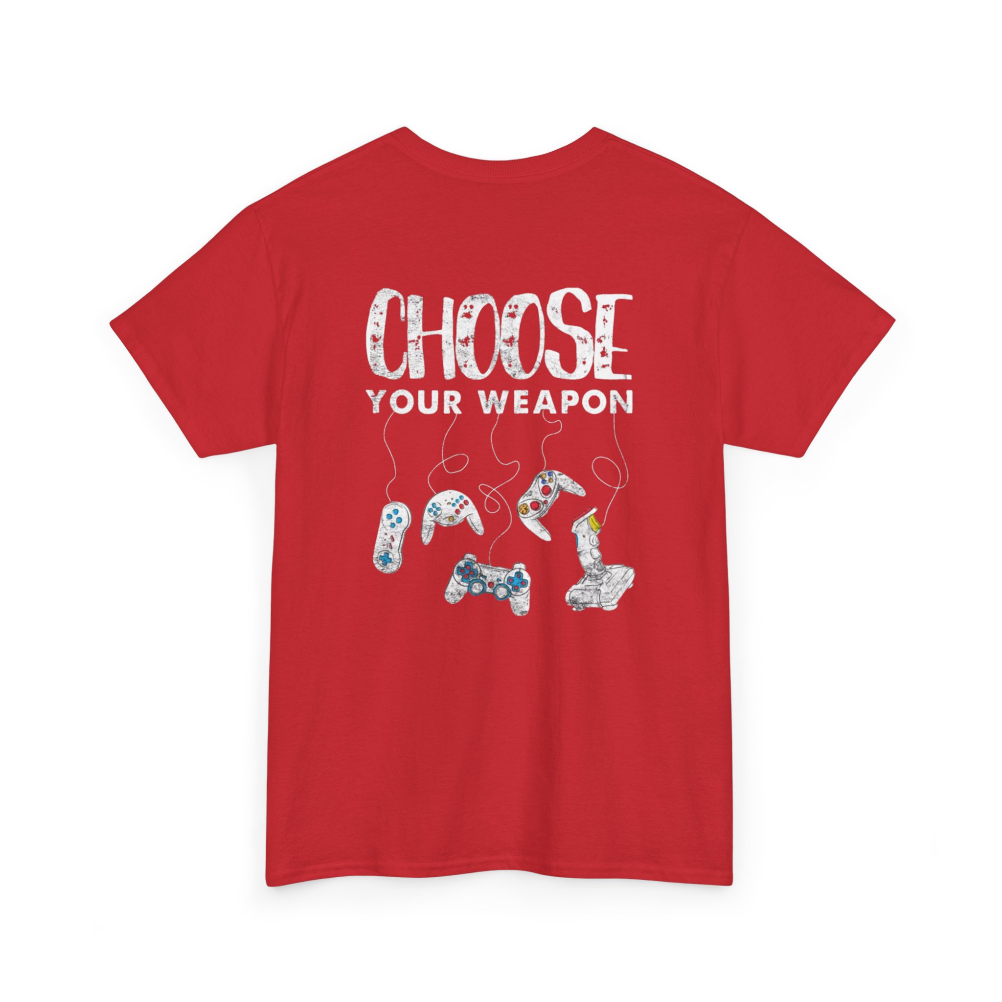Gamer Retro Controller Tee | Choose Your Weapon Graphic T-Shirt - Görsel 32