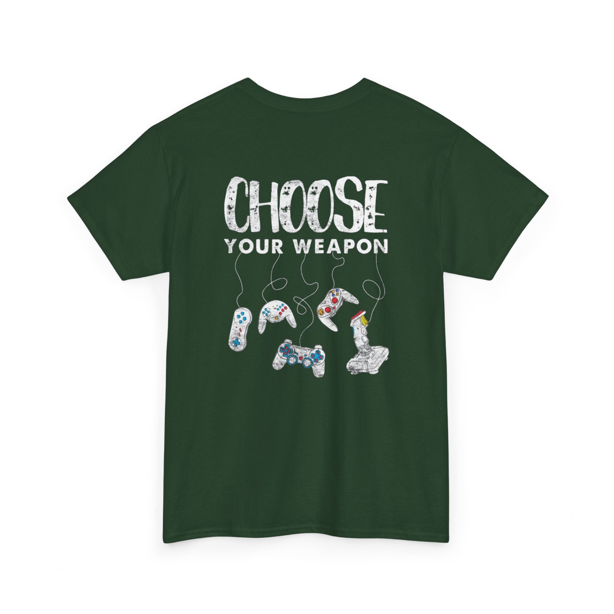 Gamer Retro Controller Tee | Choose Your Weapon Graphic T-Shirt - Görsel 16