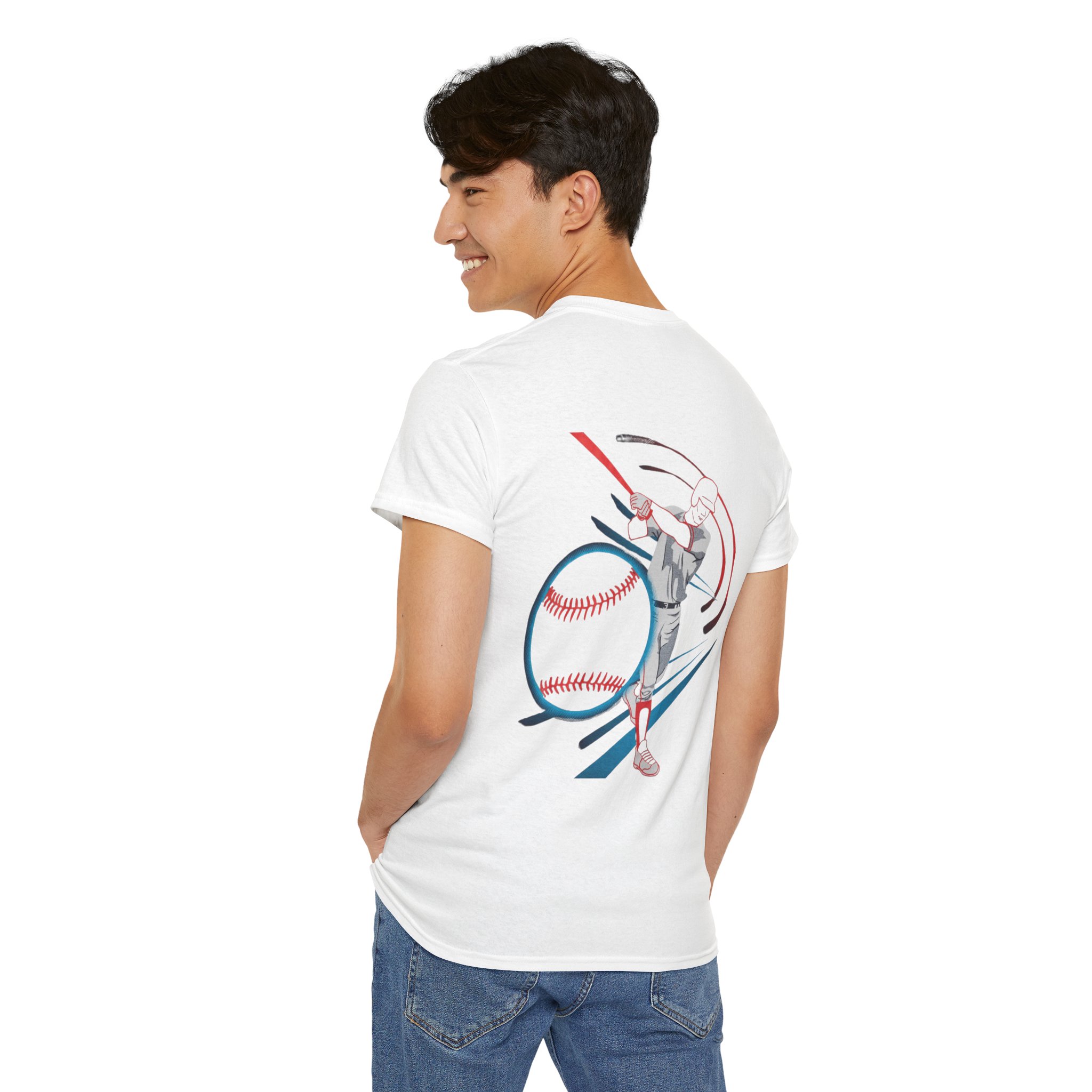 Baseball Batter Graphic Tee | Baseball Player Illustration, Sport Shirt - Görsel 17