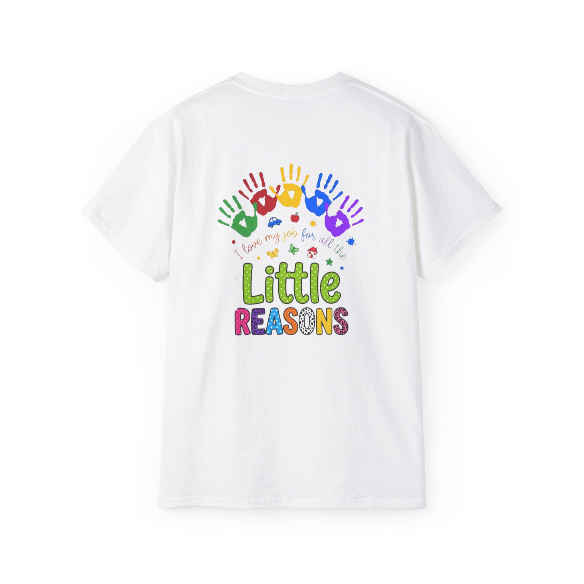 Colorful Handprints Little Reasons Tee | Kids Charity Awareness Shirt - Görsel 2