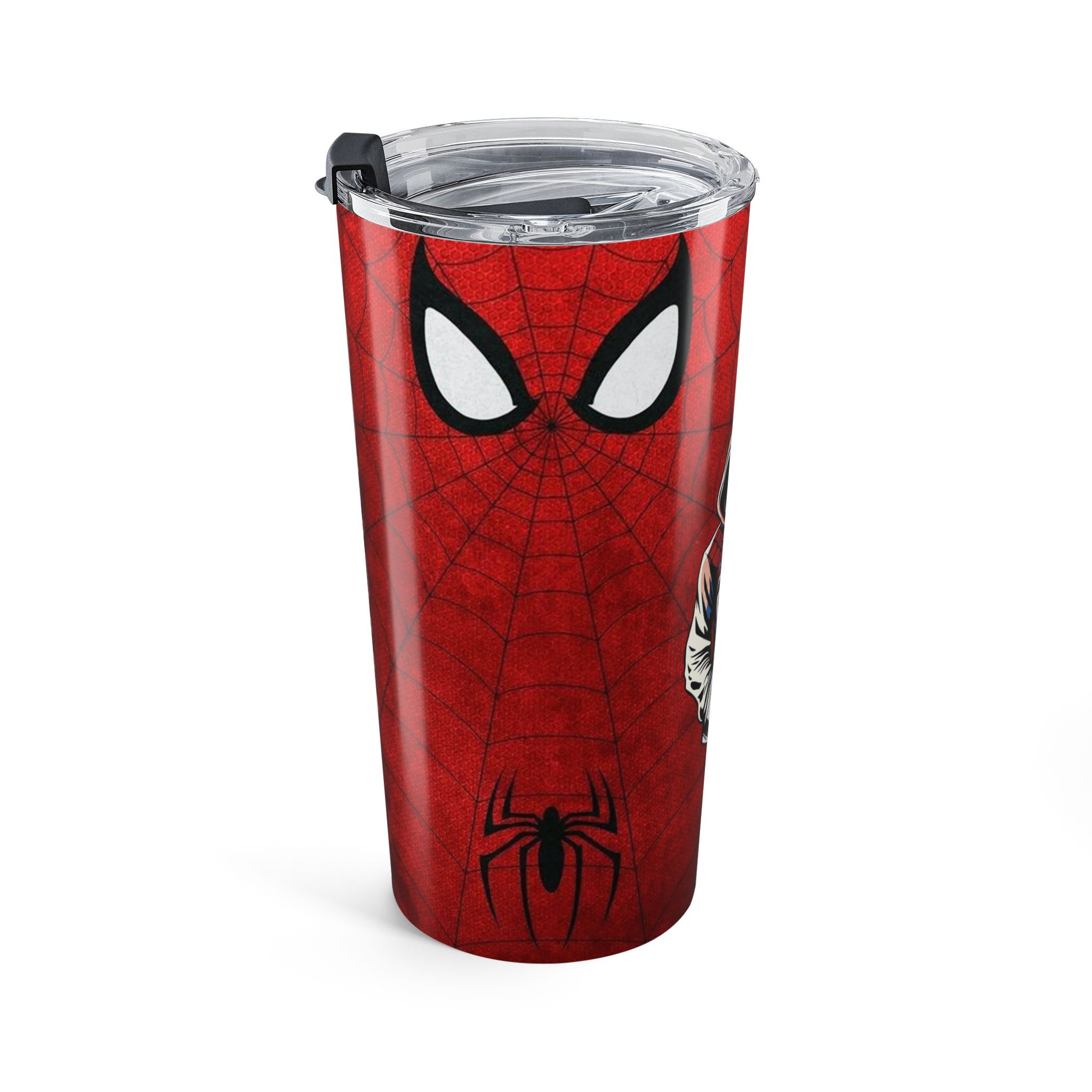 Spider Hoodie illustration Tumbler | Personalized 20oz Stainless Travel Cup - Görsel 6