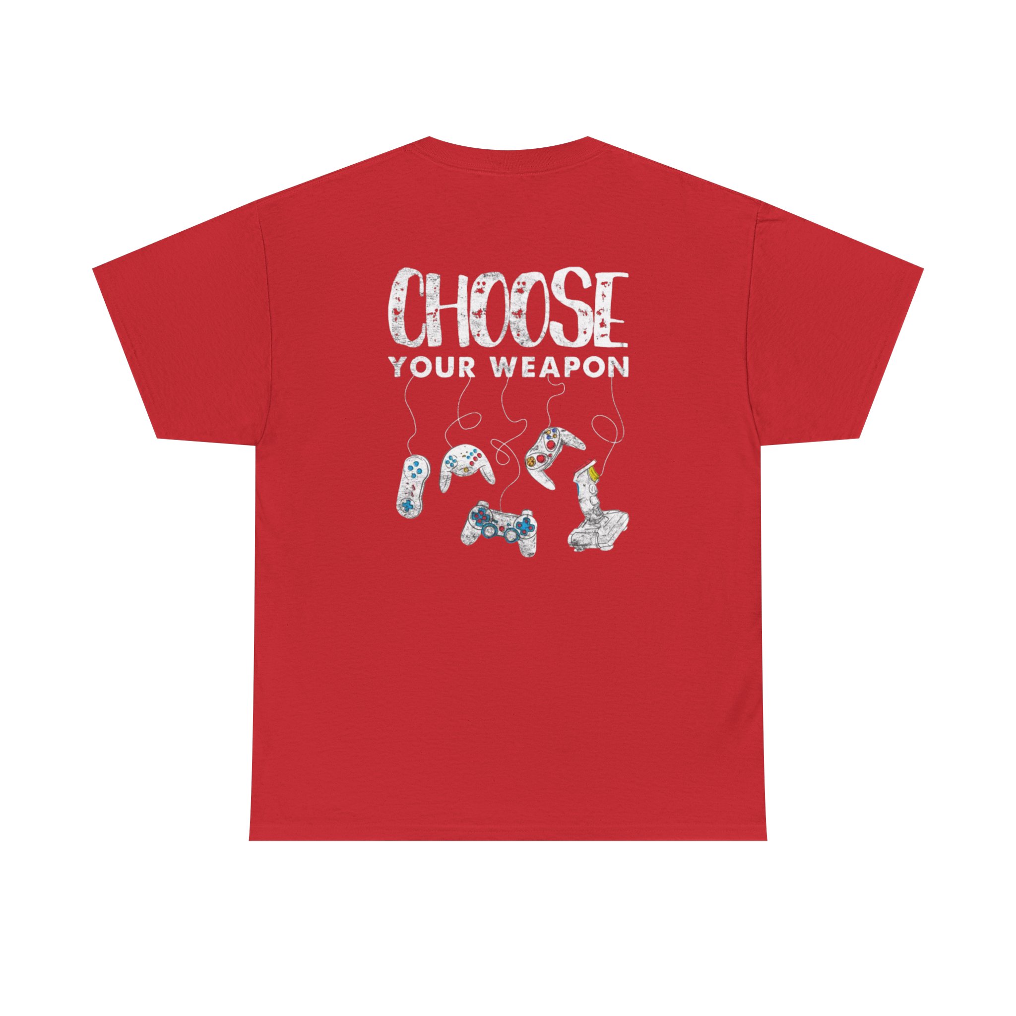 Gamer Retro Controller Tee | Choose Your Weapon Graphic T-Shirt - Görsel 30