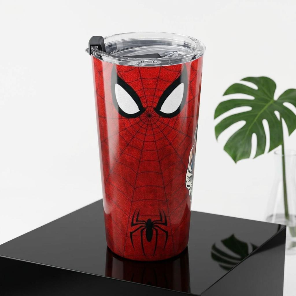 Spider Hoodie illustration Tumbler | Personalized 20oz Stainless Travel Cup - Görsel 2