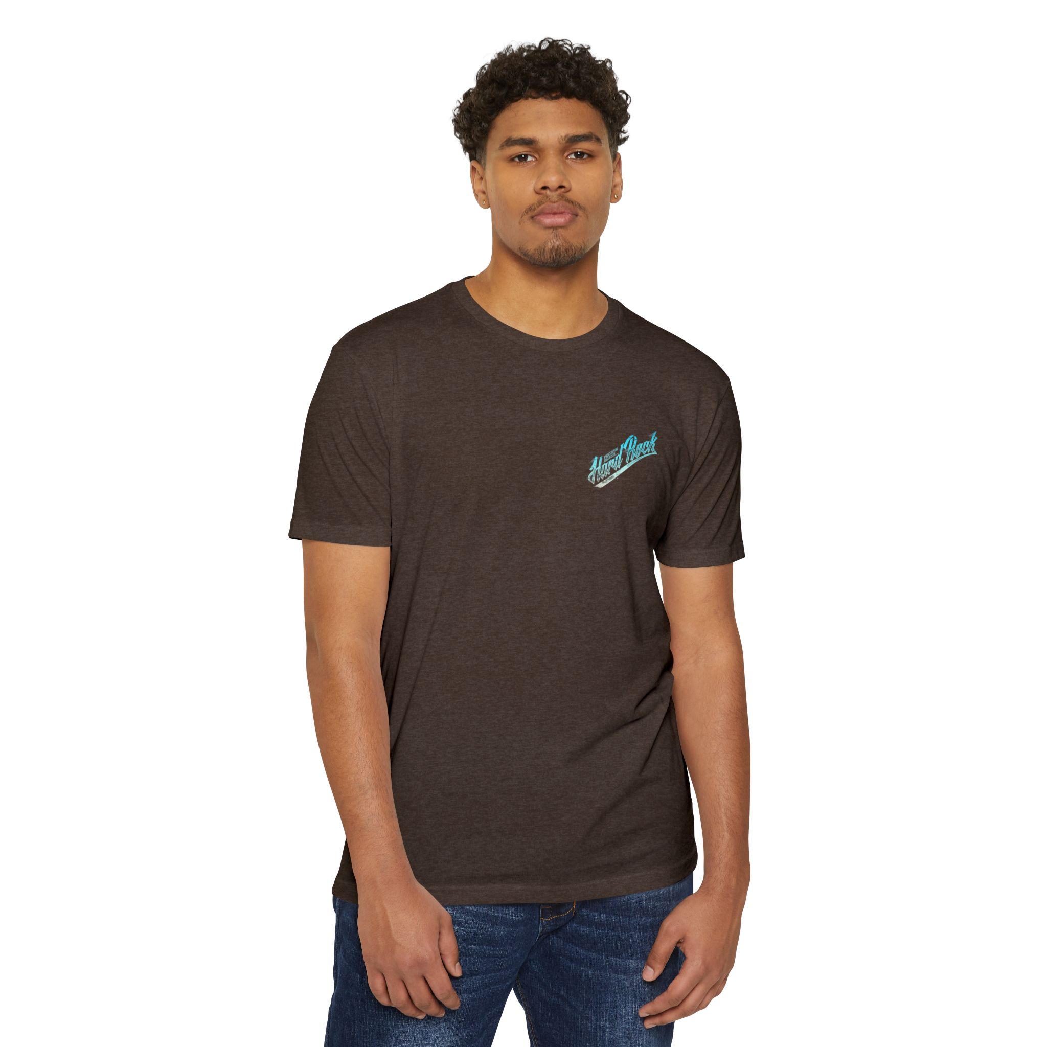 Hard Rock Guitar Skull 1971 T-shirt | Retro Rock Band Tee - Görsel 3