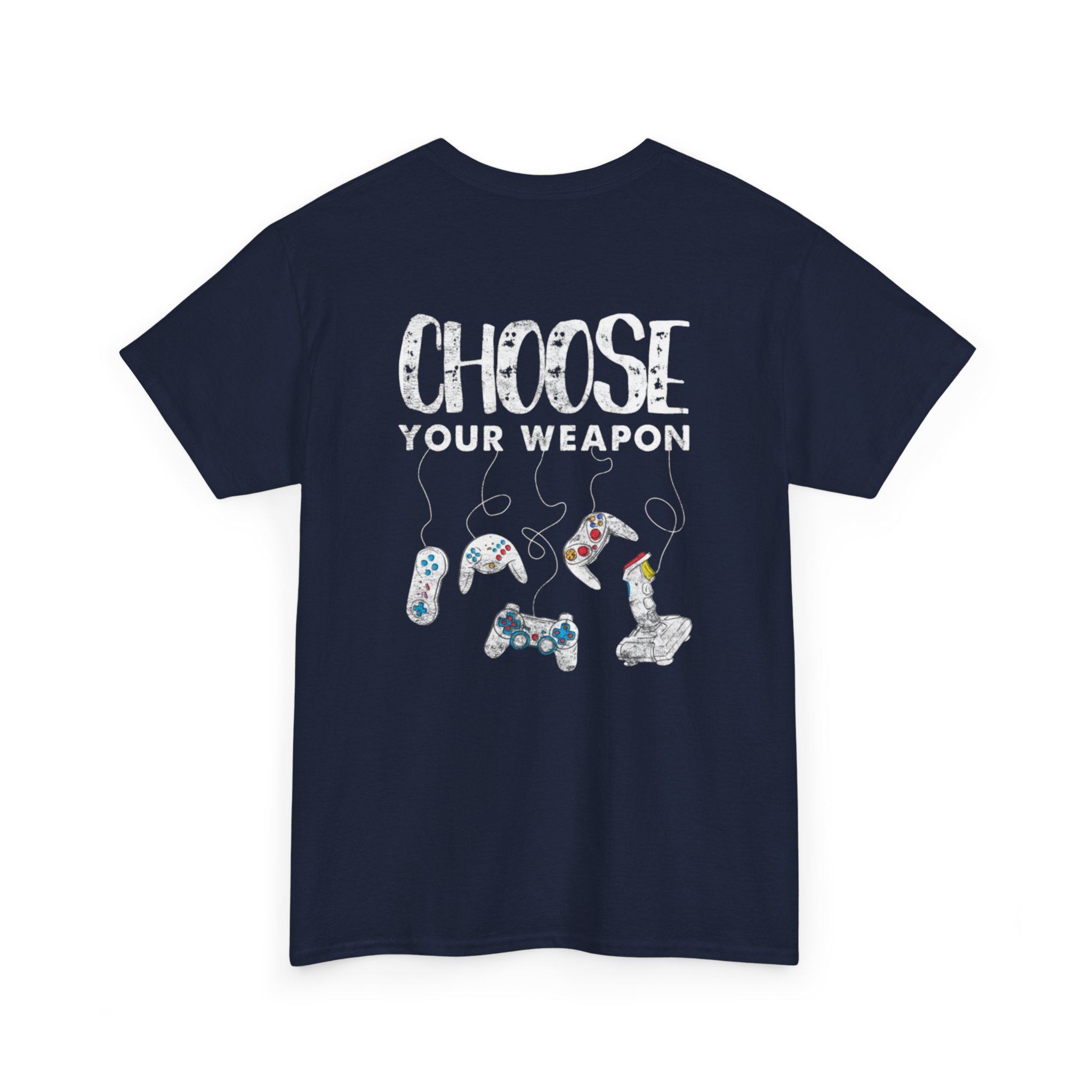 Gamer Retro Controller Tee | Choose Your Weapon Graphic T-Shirt - Görsel 24