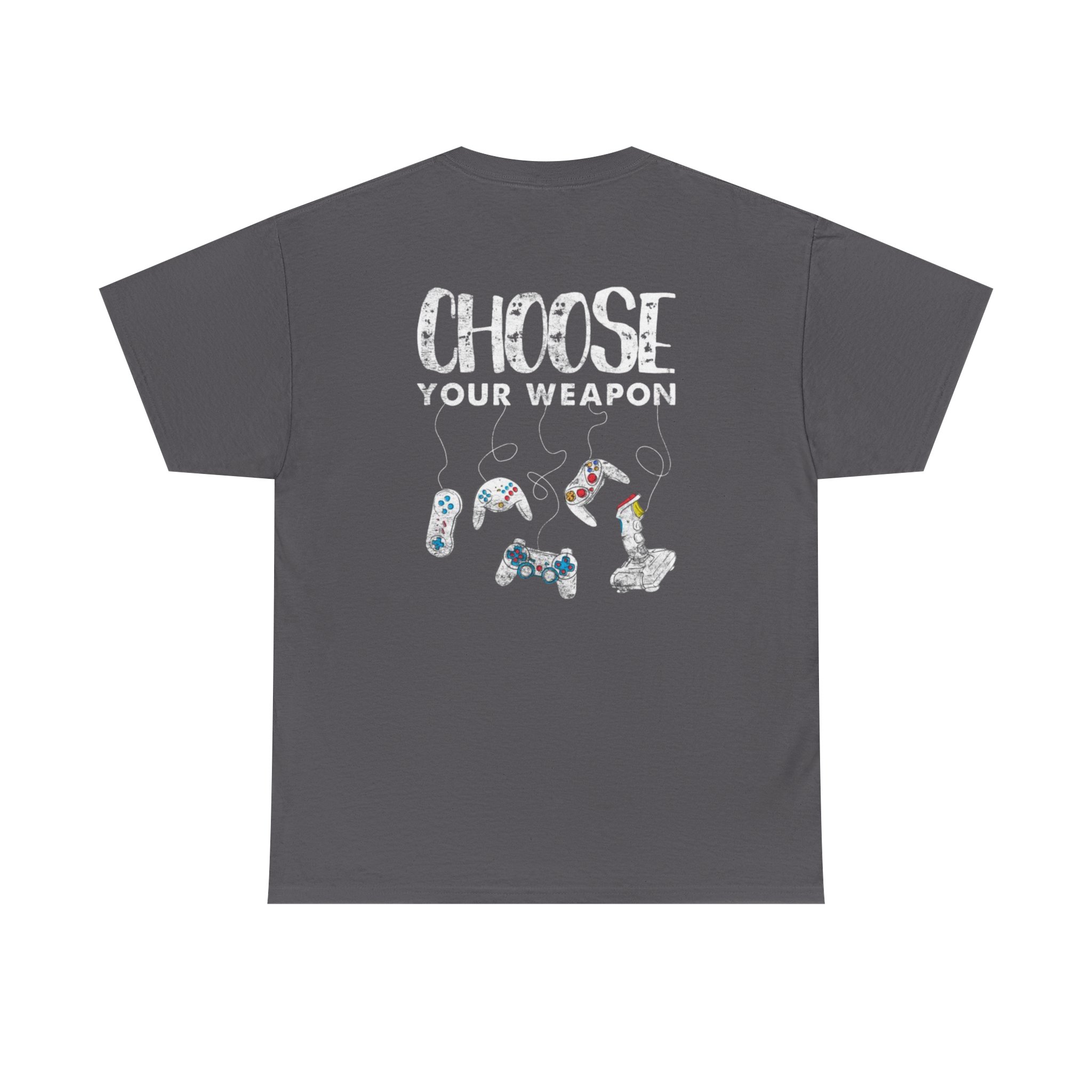 Gamer Retro Controller Tee | Choose Your Weapon Graphic T-Shirt - Görsel 18