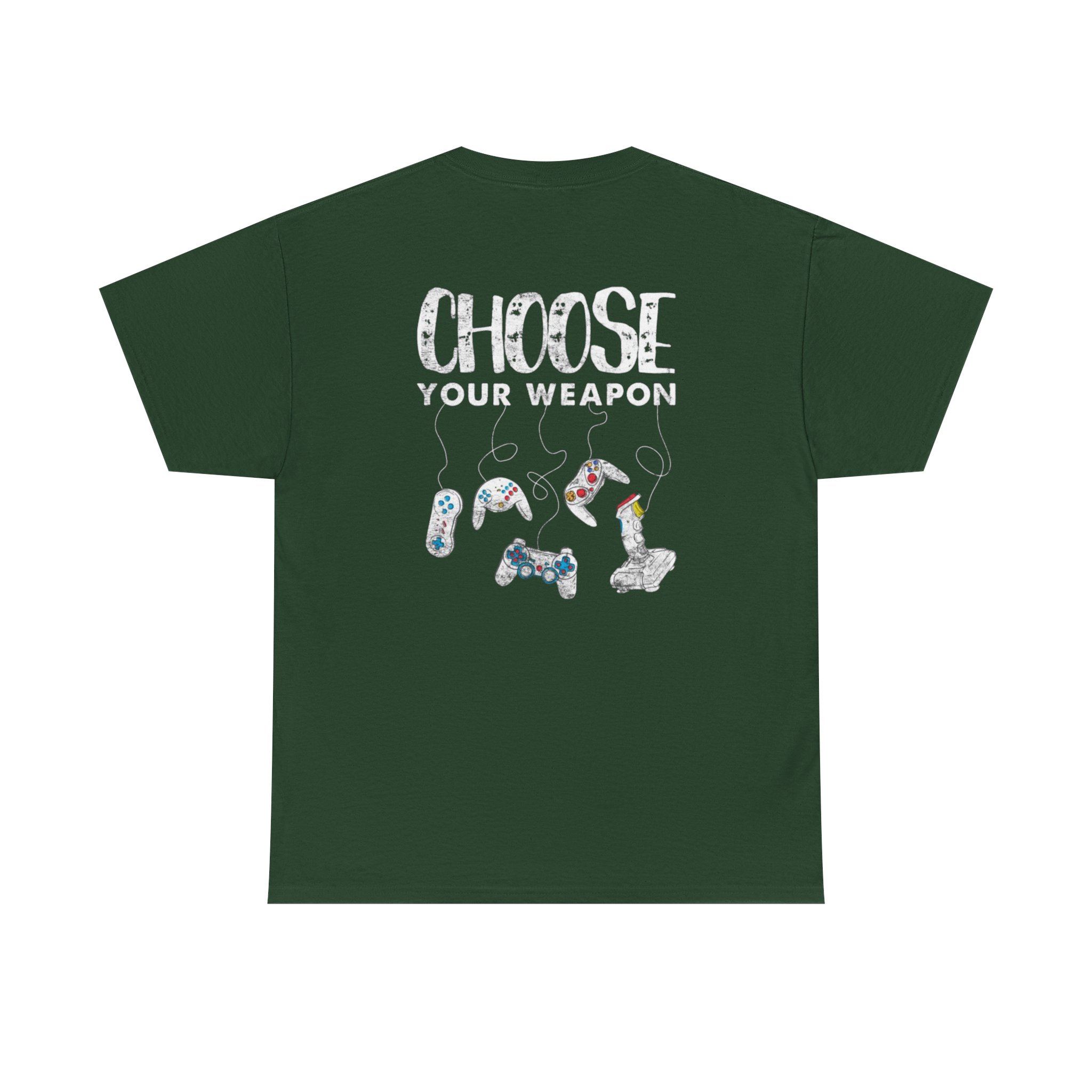Gamer Retro Controller Tee | Choose Your Weapon Graphic T-Shirt - Görsel 14