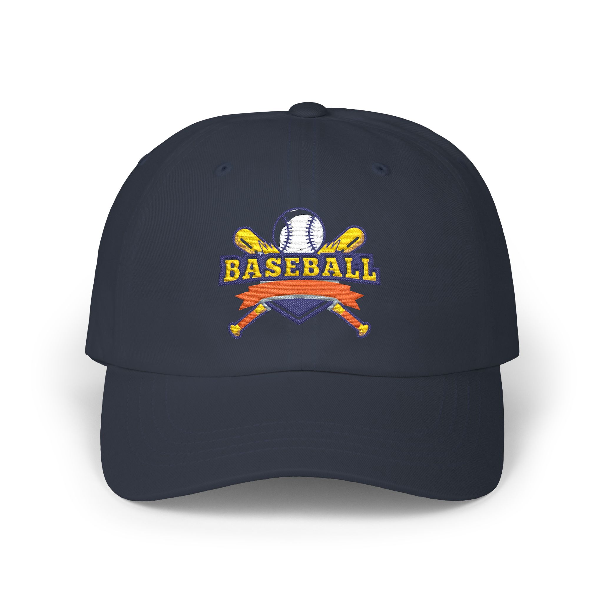 Baseball Crossed Bats Logo Dad Cap | Embroidered Baseball Hat - Görsel 9