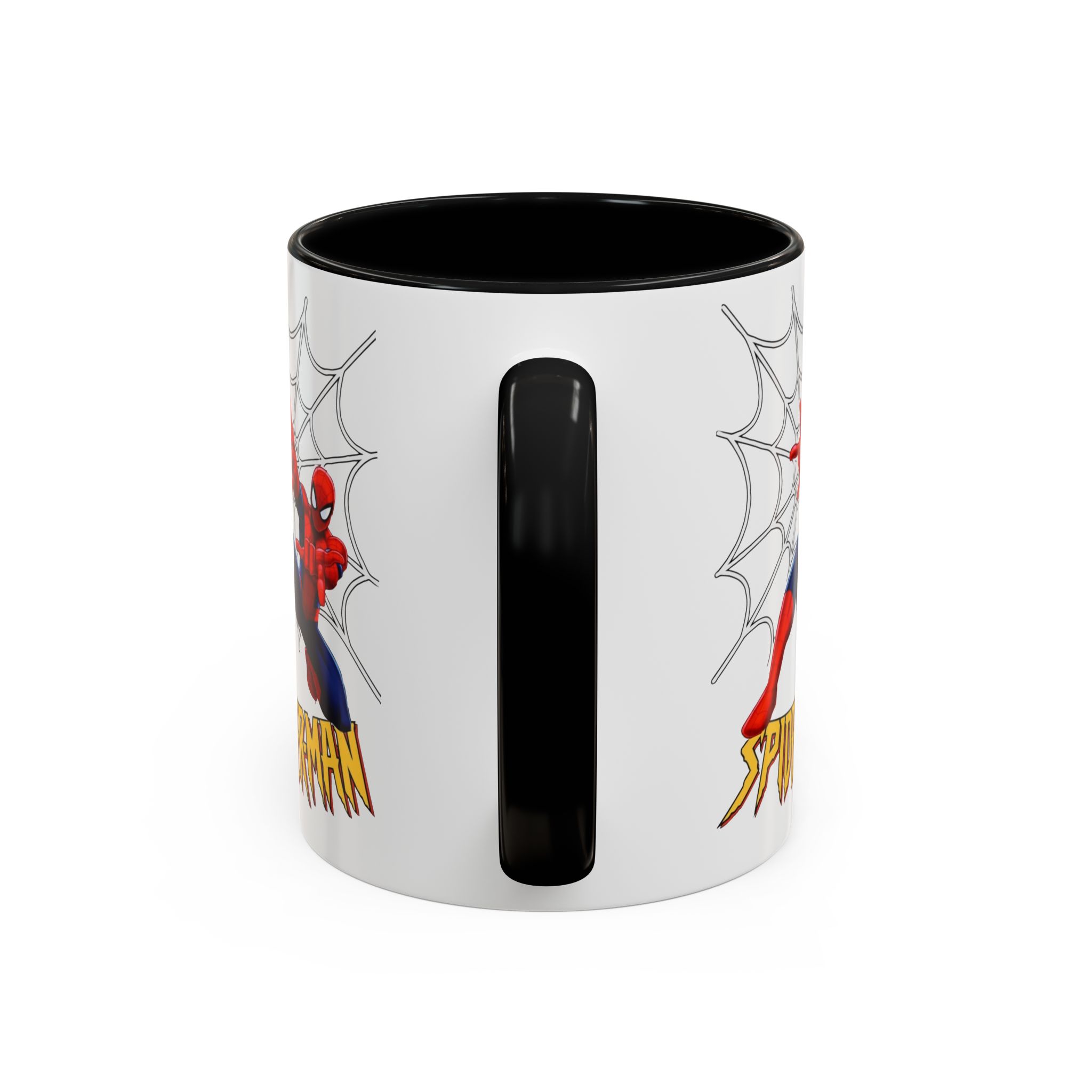 Custom Spider Hero Name Mug, Accent Coffee Mug (11oz, 15oz) | Spider-Man Hoodie Illustration - Görsel 10