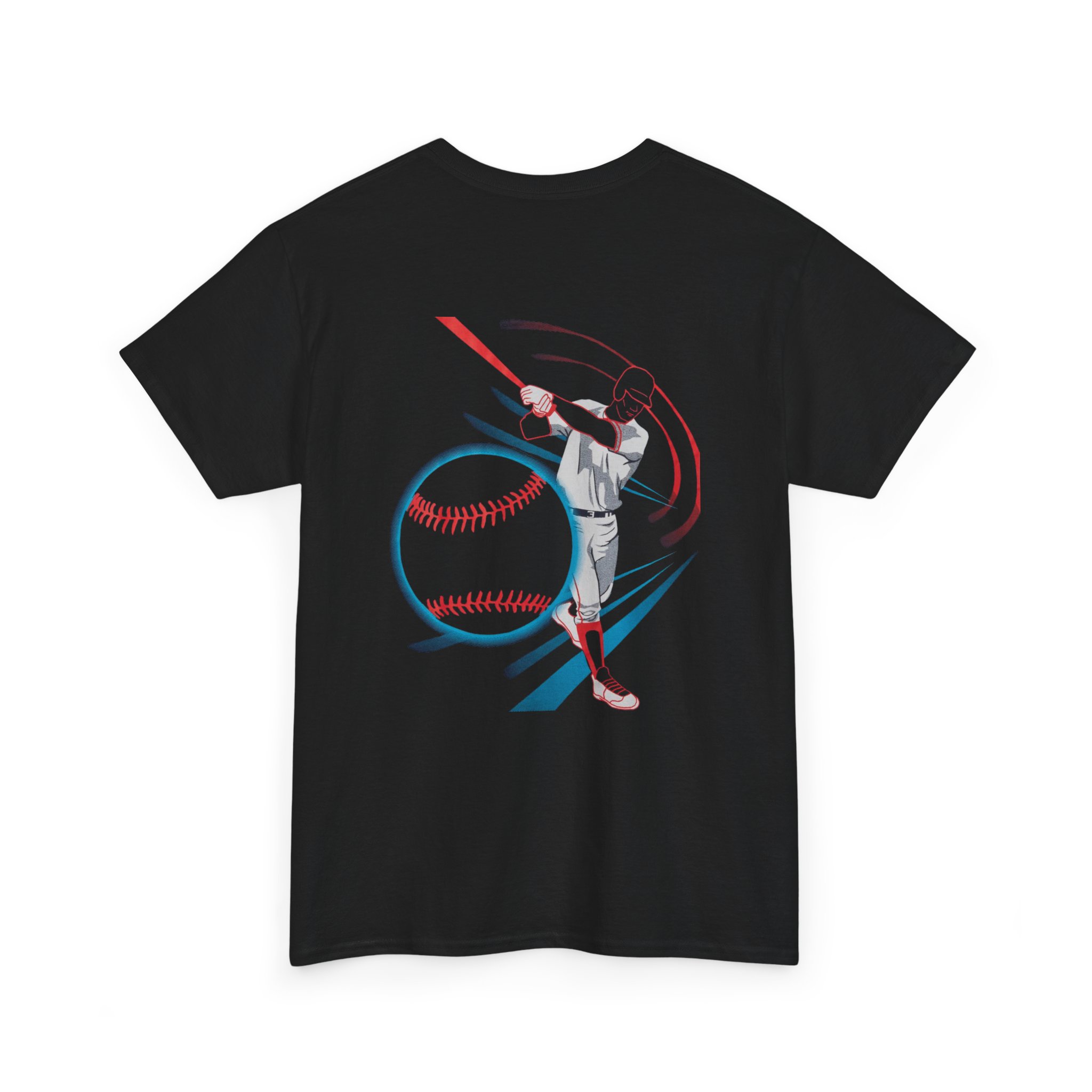 Baseball Batter Graphic Tee | Baseball Player Illustration, Sport Shirt - Görsel 2