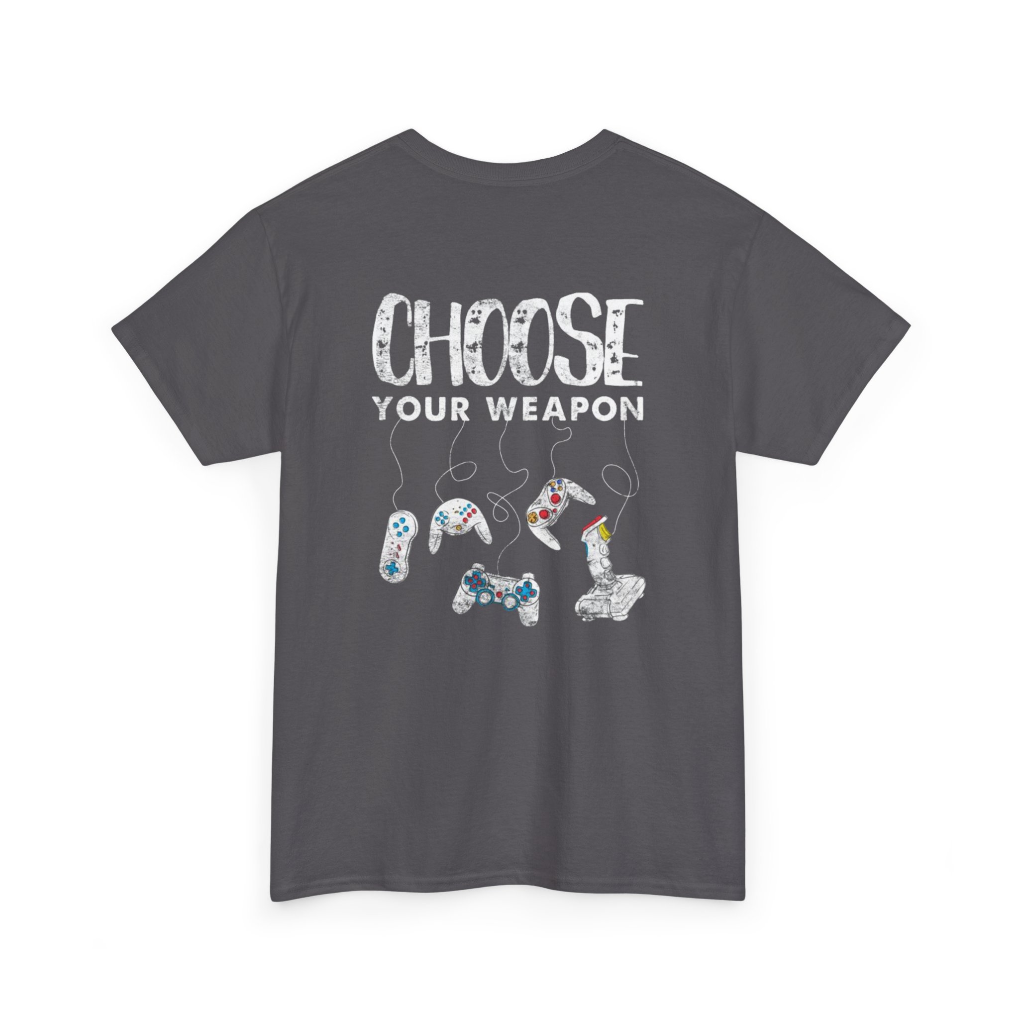 Gamer Retro Controller Tee | Choose Your Weapon Graphic T-Shirt - Görsel 20