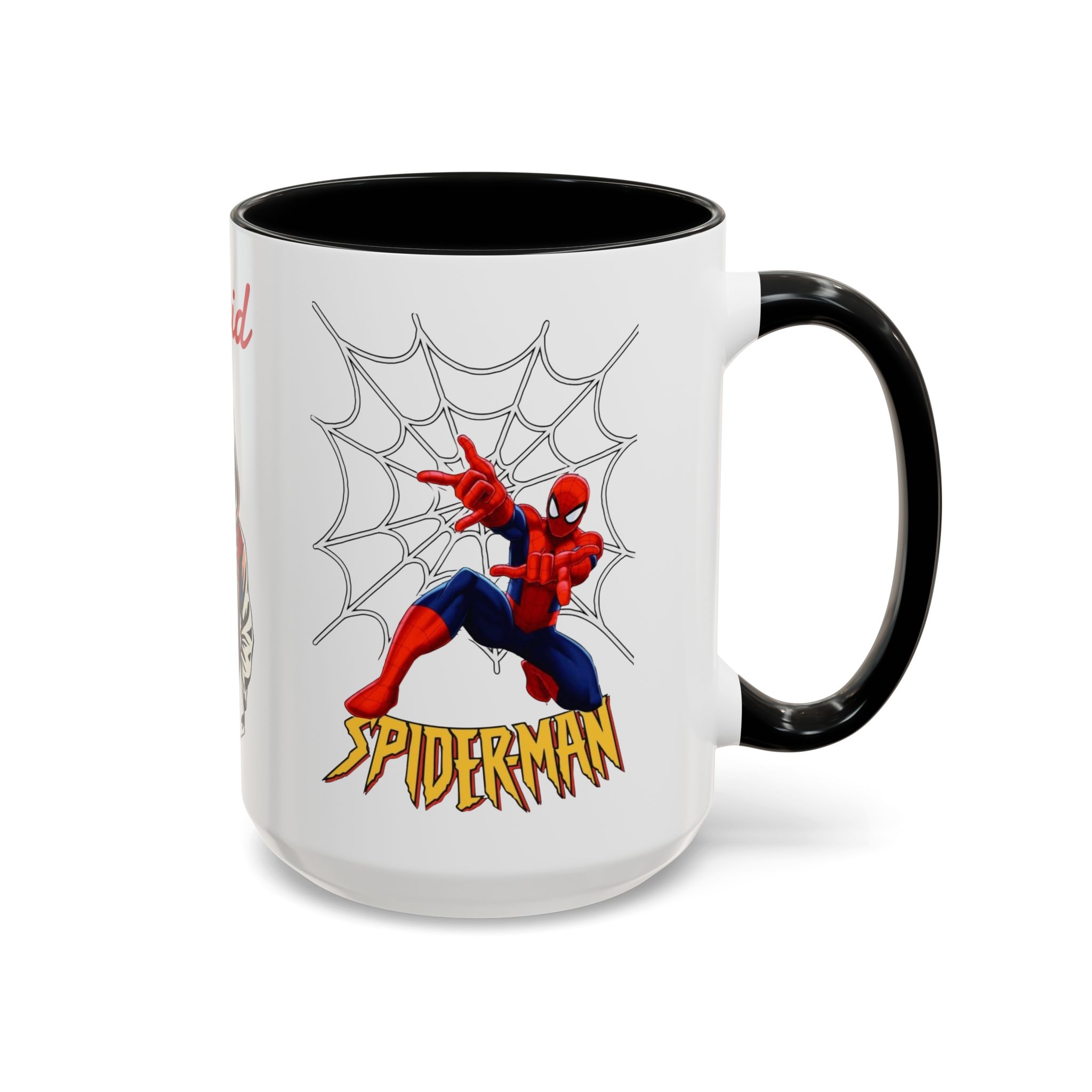 Custom Spider Hero Name Mug, Accent Coffee Mug (11oz, 15oz) | Spider-Man Hoodie Illustration - Görsel 20