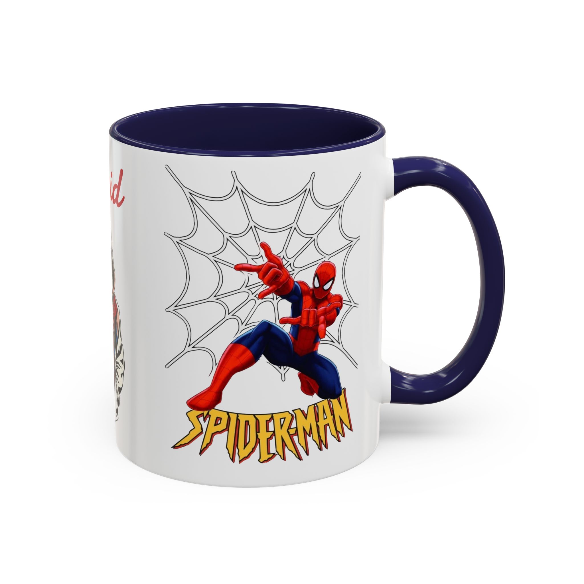 Custom Spider Hero Name Mug, Accent Coffee Mug (11oz, 15oz) | Spider-Man Hoodie Illustration - Görsel 14